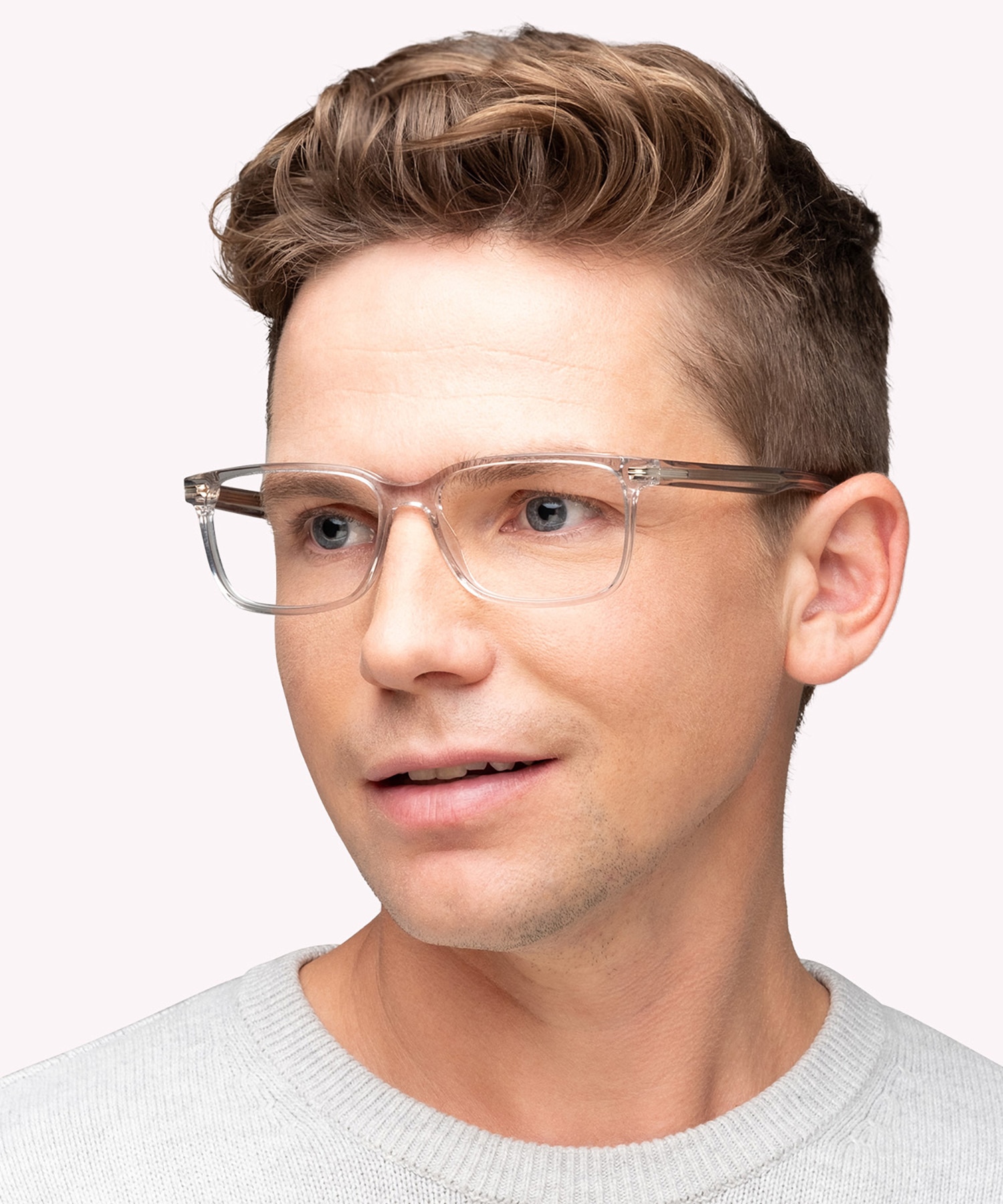 BOSS 1511 Grey Shiny AcetateEyeglass Frames for Men for Glasses Direct
