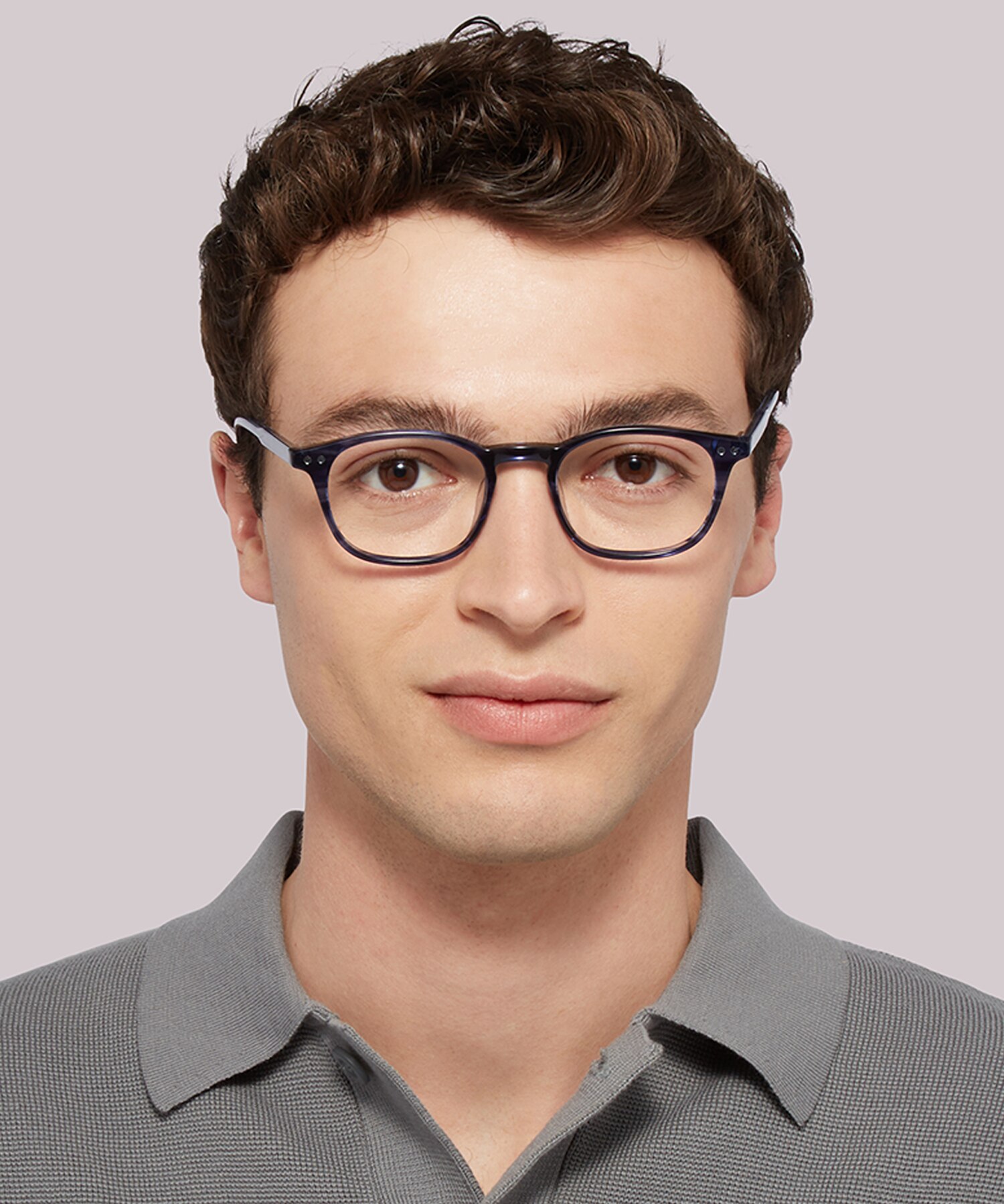 Lawrence Blue AcetateEyeglass Frames for Men for Glasses Direct