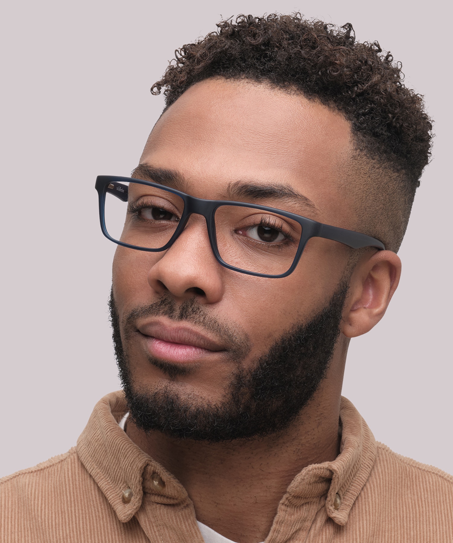 Henry Matte Blue PlasticEyeglass Frames for Men for Glasses Direct