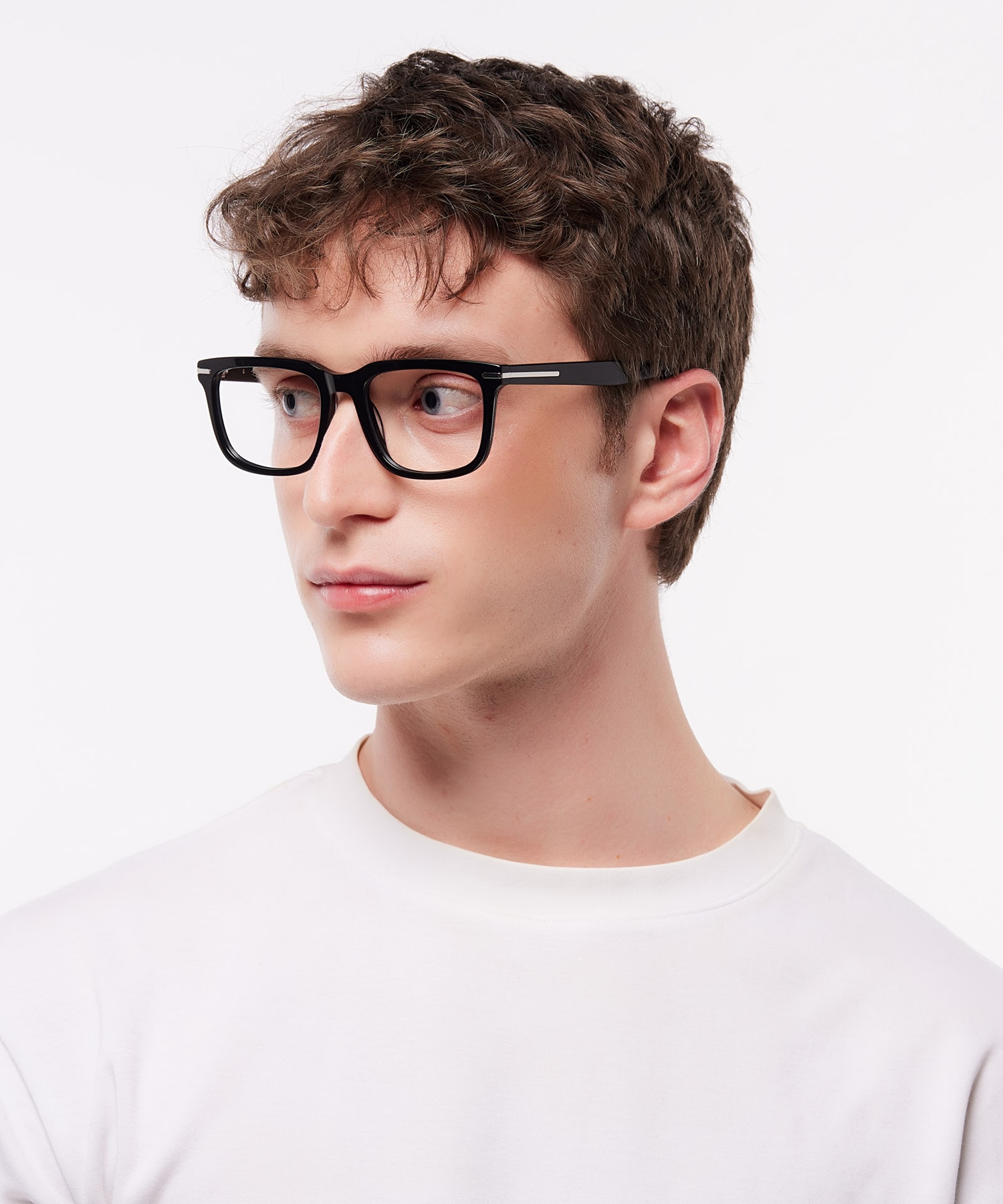 Kenton Black AcetateEyeglass Frames for Men for Glasses Direct