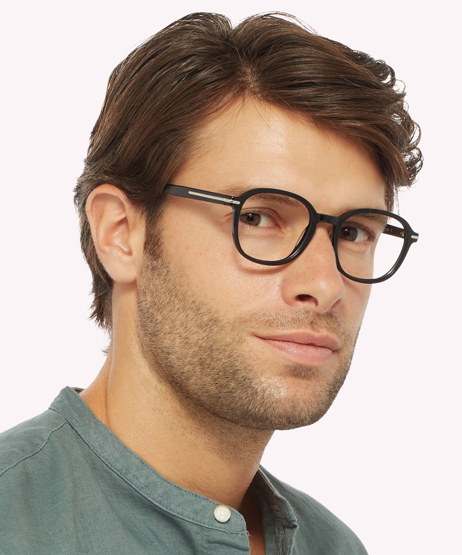 Finchley Black AcetateEyeglass Frames for Men for Glasses Direct