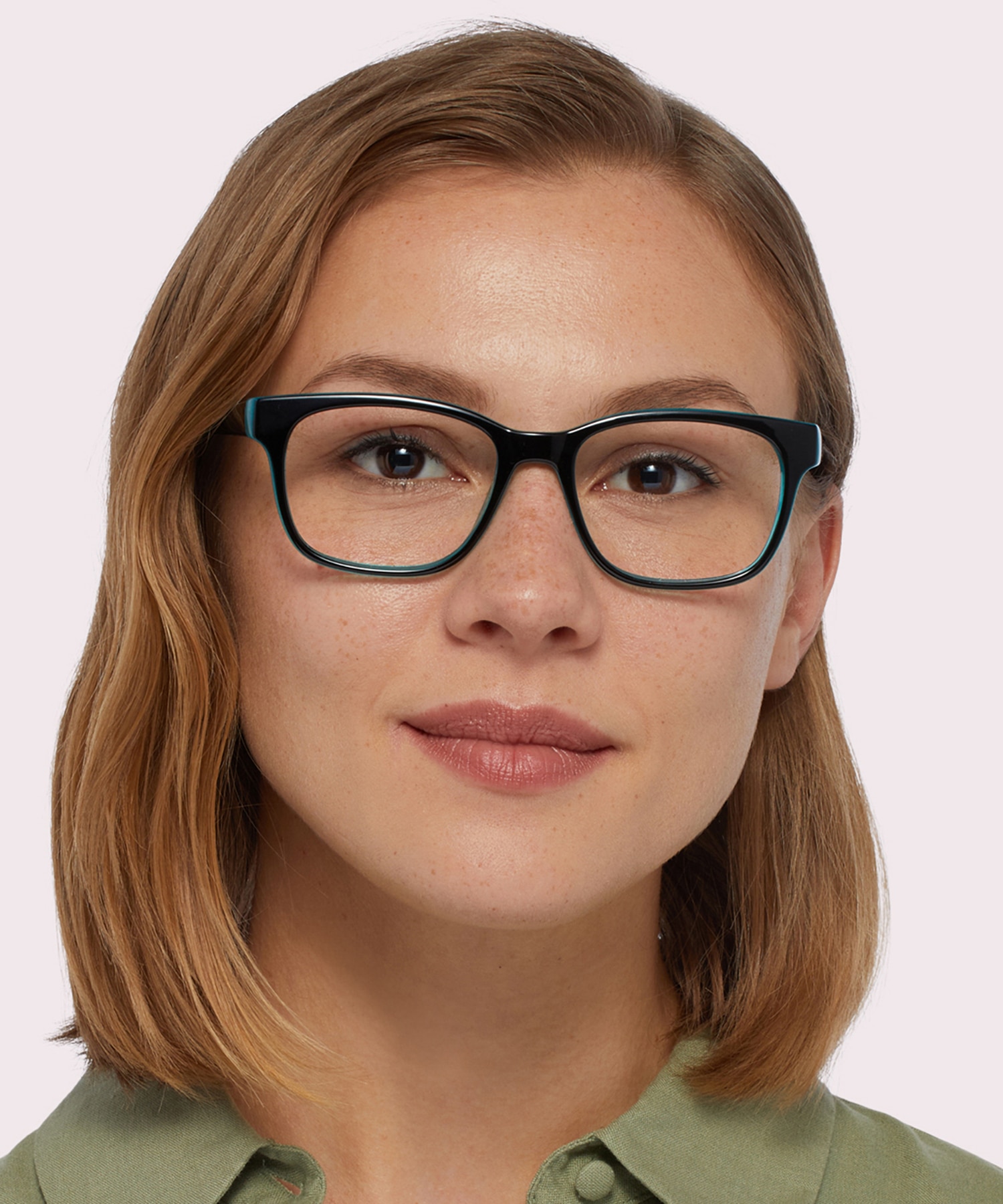 Diallo Black & Blue PlasticSunglass Frames for Women for Glasses Direct