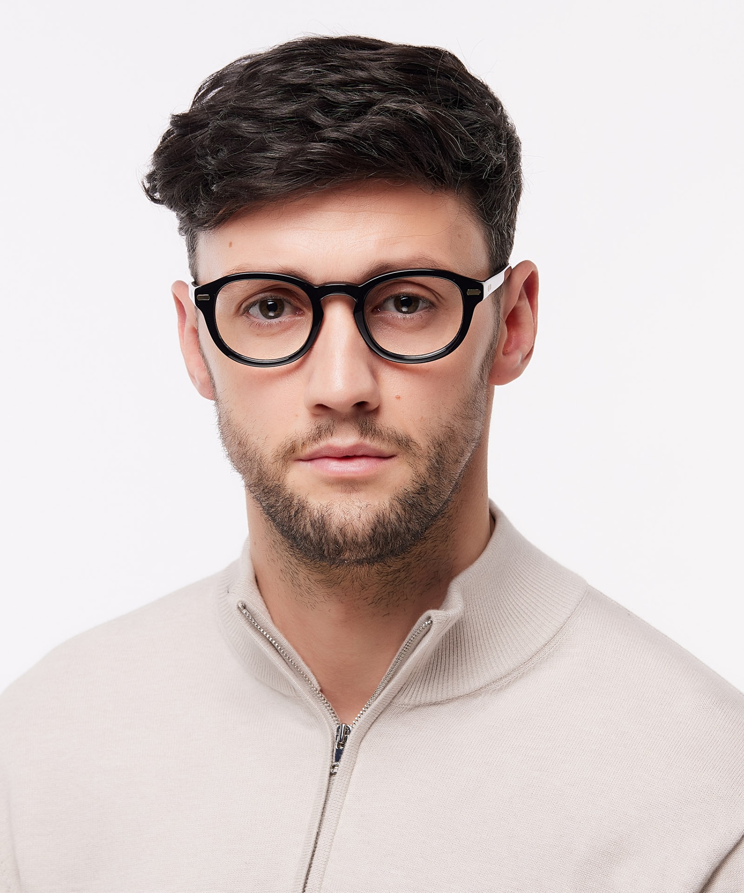 Keanu Black AcetateEyeglass Frames for Men for Glasses Direct