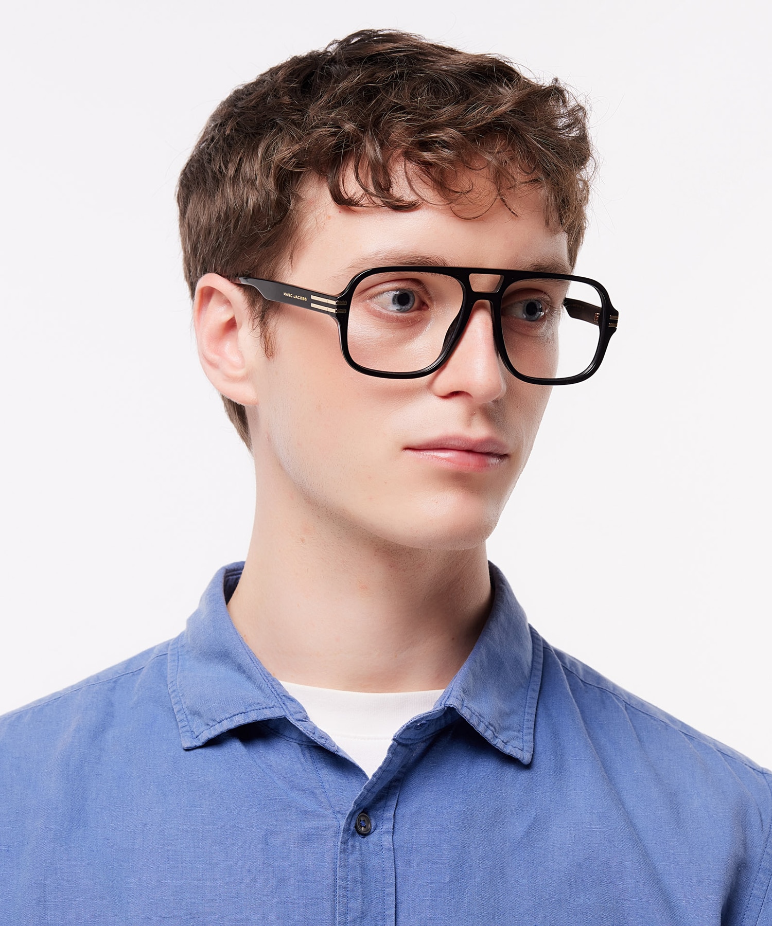 MARC 755 Black AcetateEyeglass Frames for Men for Glasses Direct