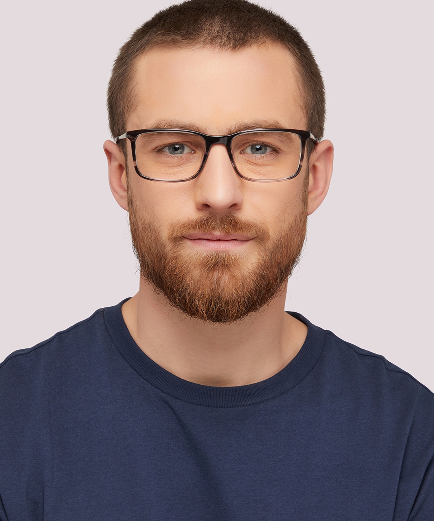 Chester BN Grey MetalEyeglass Frames for Men for Glasses Direct