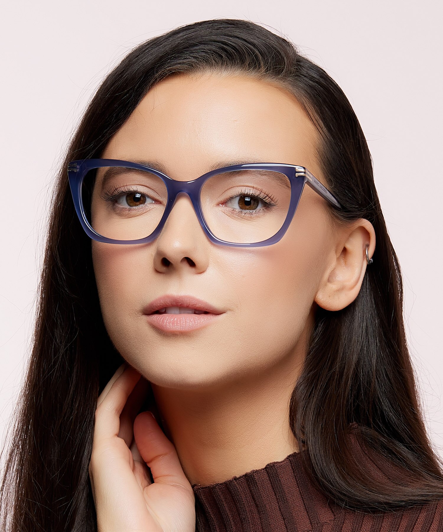 MJ 1096 Blue AcetateEyeglass Frames for Women for Glasses Direct