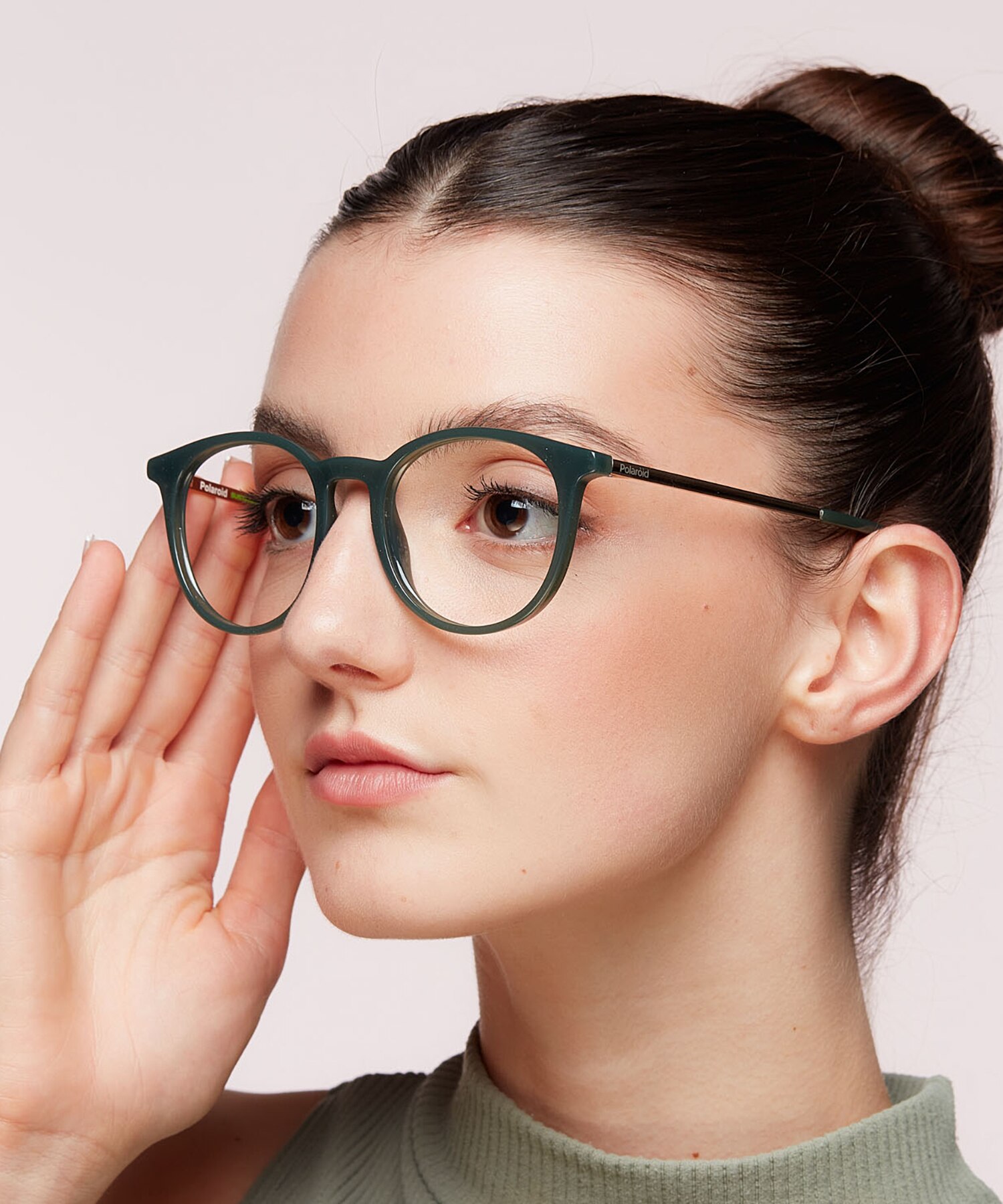 PLD D496 Green PlasticEyeglass Frames for Women for Glasses Direct