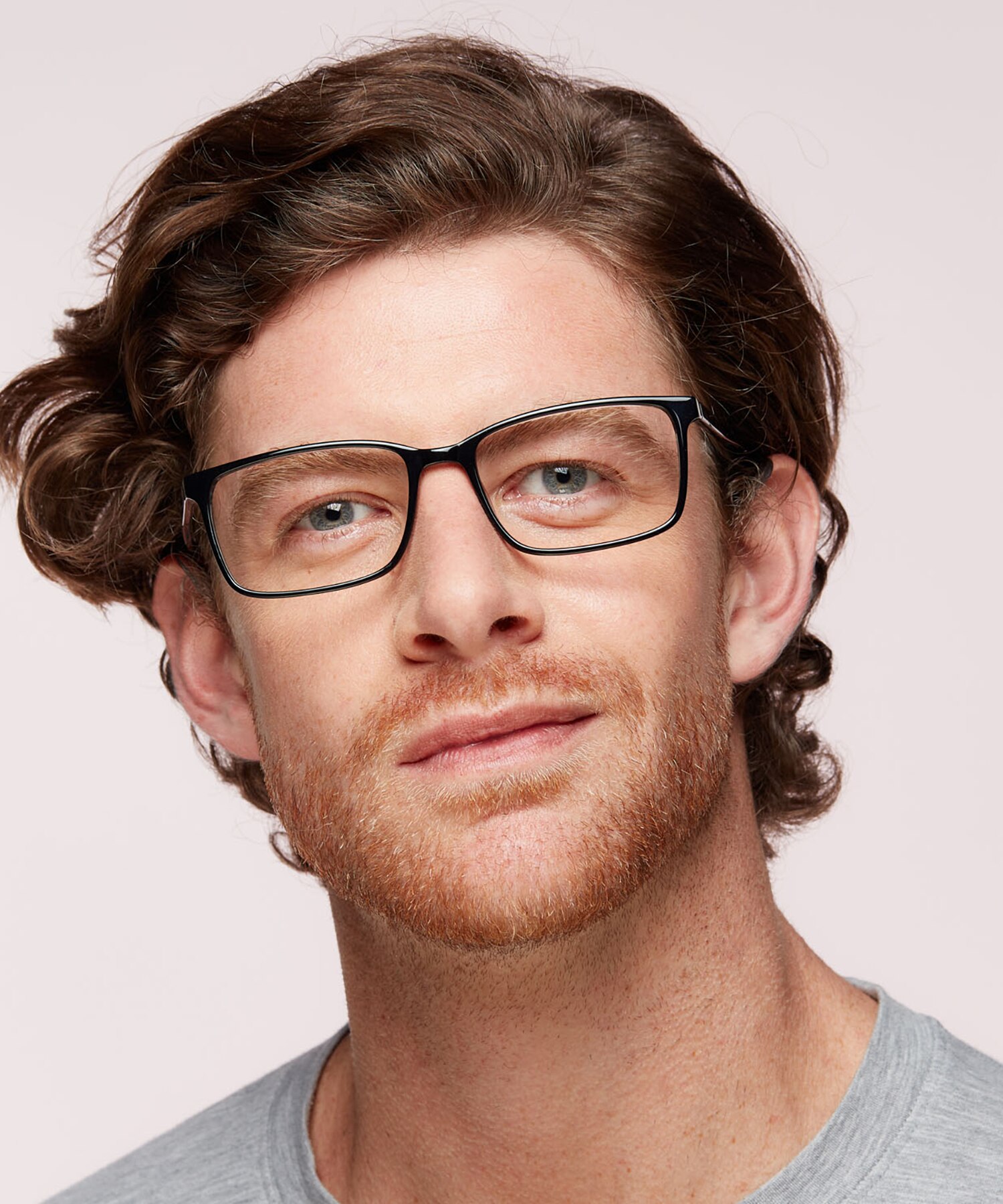 CPO 3530 Black MetalEyeglass Frames for Men for Glasses Direct