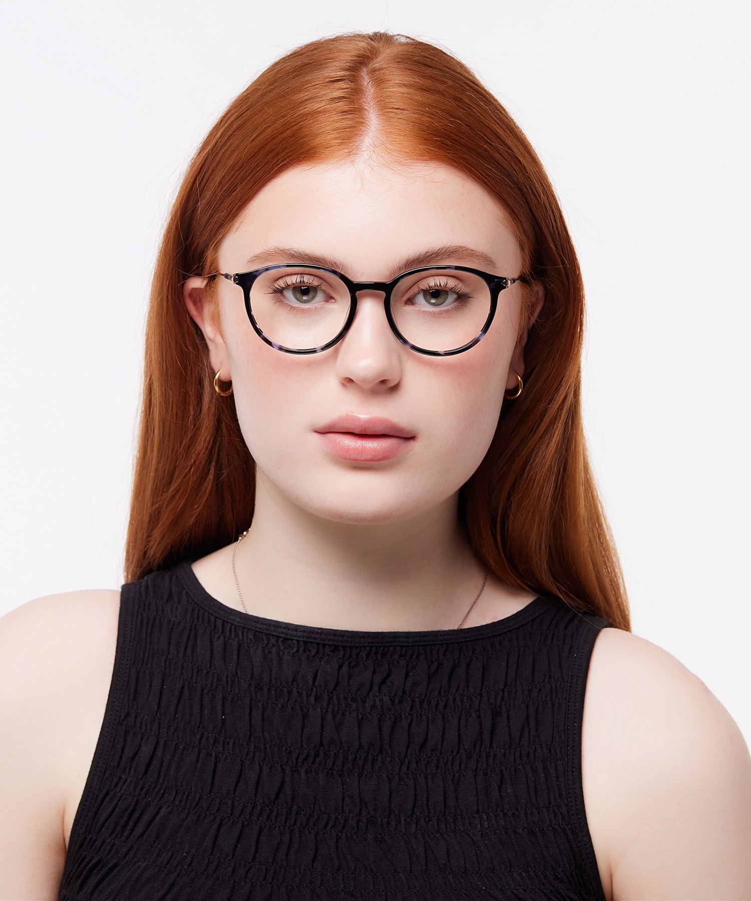 Kitty Havana Blue AcetateEyeglass Frames for Women for Glasses Direct