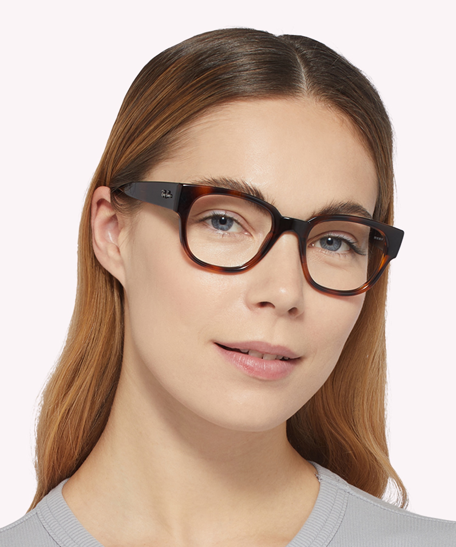 RB7210 Havana PlasticEyeglass Frames for Women for Glasses Direct