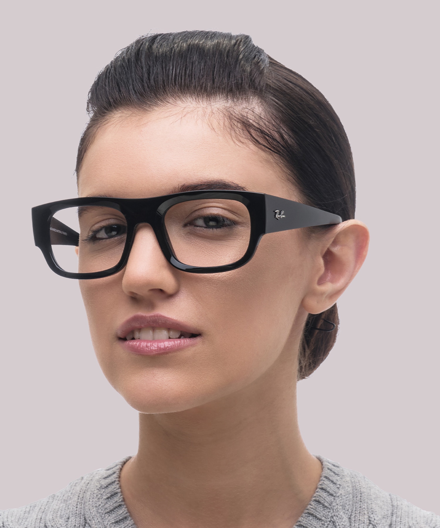 Kristin Optics Bio-Based Black PlasticEyeglass Frames for Women for Glasses Direct