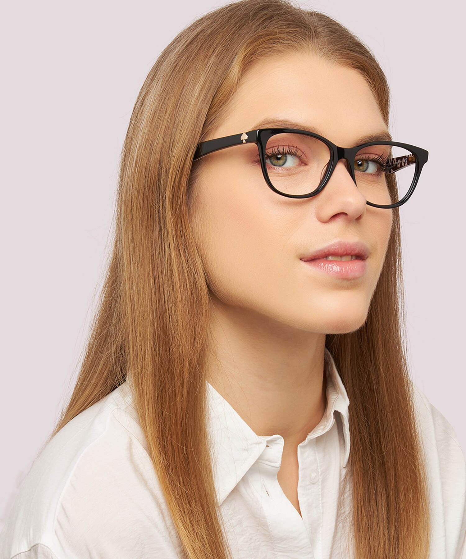 Atalina Black PlasticEyeglass Frames for Women for Glasses Direct