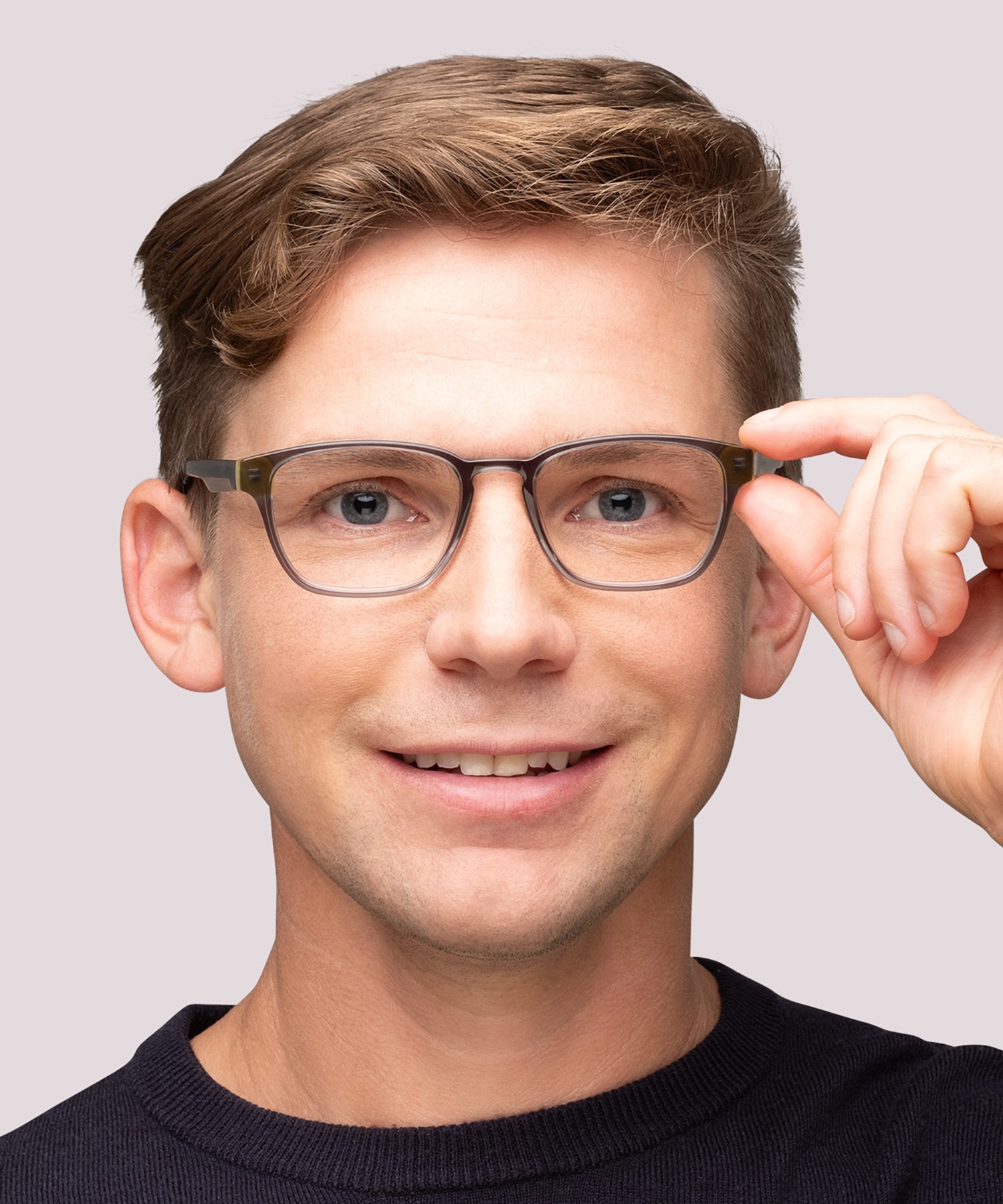 NB4165 Grey AcetateEyeglass Frames for Men for Glasses Direct