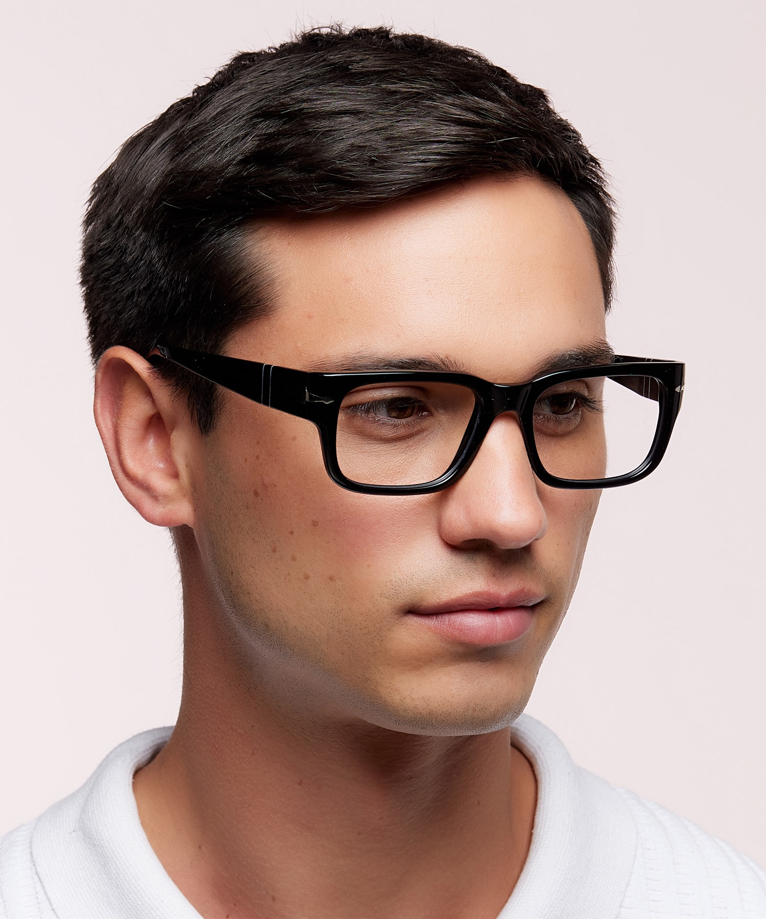 PO3315V Black AcetateEyeglass Frames for Men for Glasses Direct