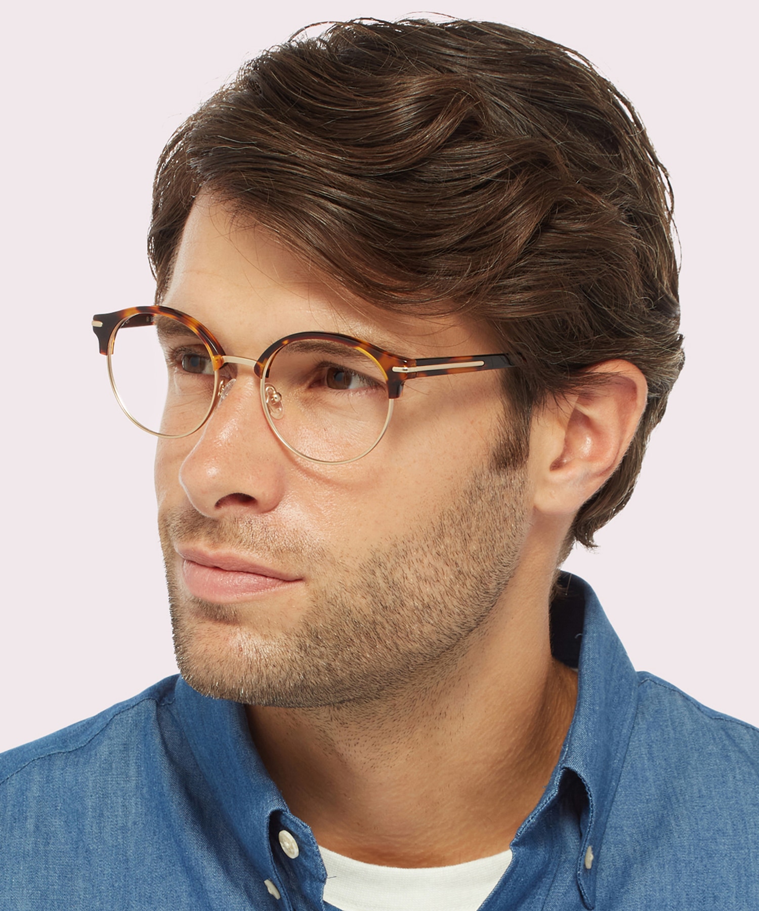 Fulwell Havana MetalEyeglass Frames for Men for Glasses Direct