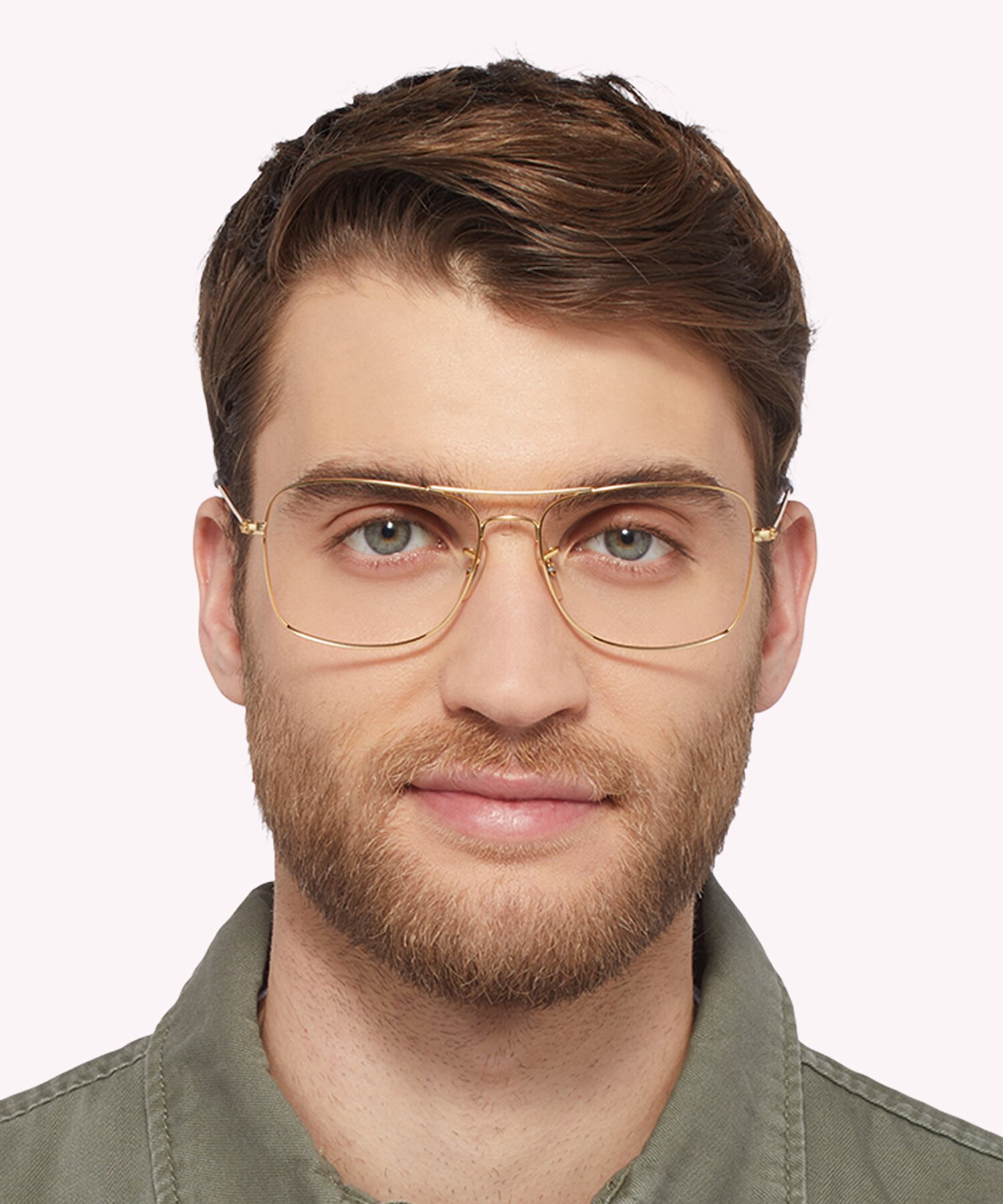 RB6498 Optics Arista Gold MetalEyeglass Frames for Men for Glasses Direct