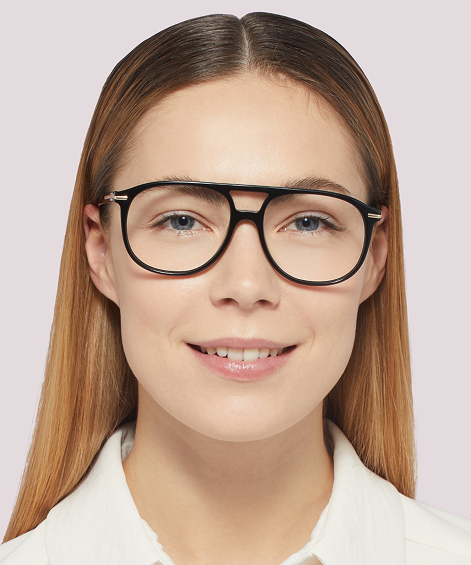 Gants Shiny Black AcetateEyeglass Frames for Women for Glasses Direct