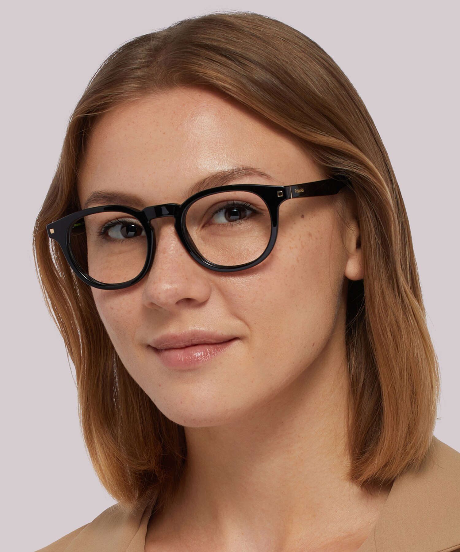 PLD D435 Black PlasticEyeglass Frames for Women for Glasses Direct