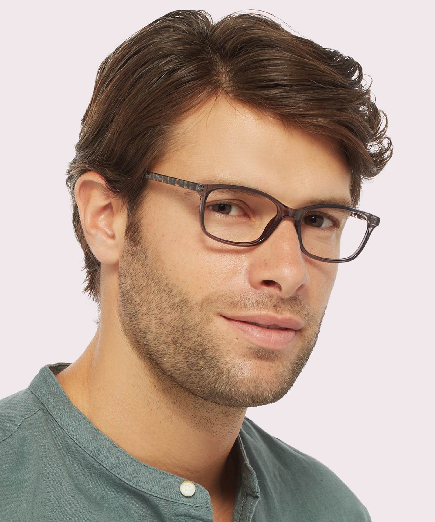Dakari Black Leopard PlasticEyeglass Frames for Men for Glasses Direct
