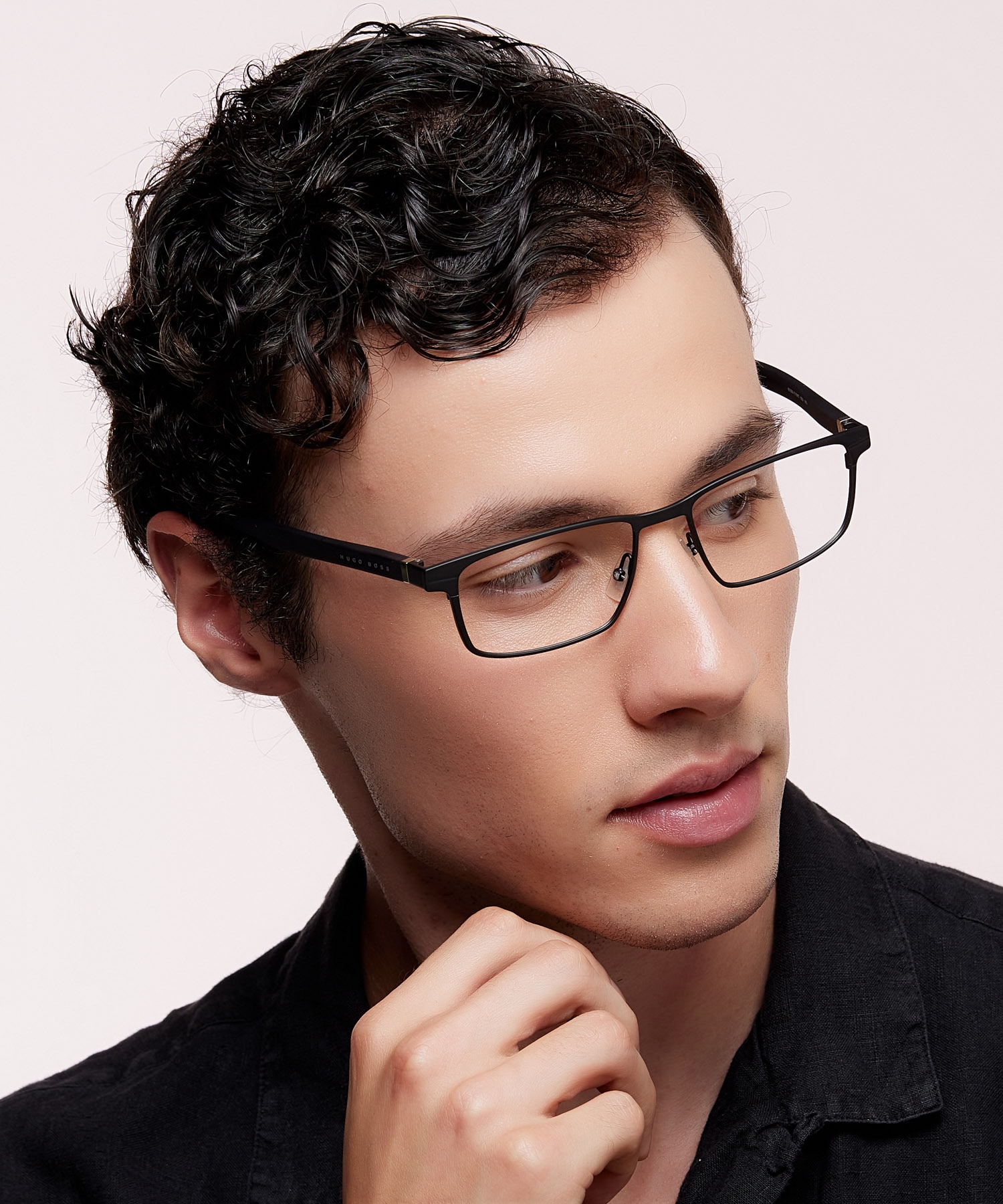 BOSS 1119/IT Black PlasticEyeglass Frames for Men for Glasses Direct