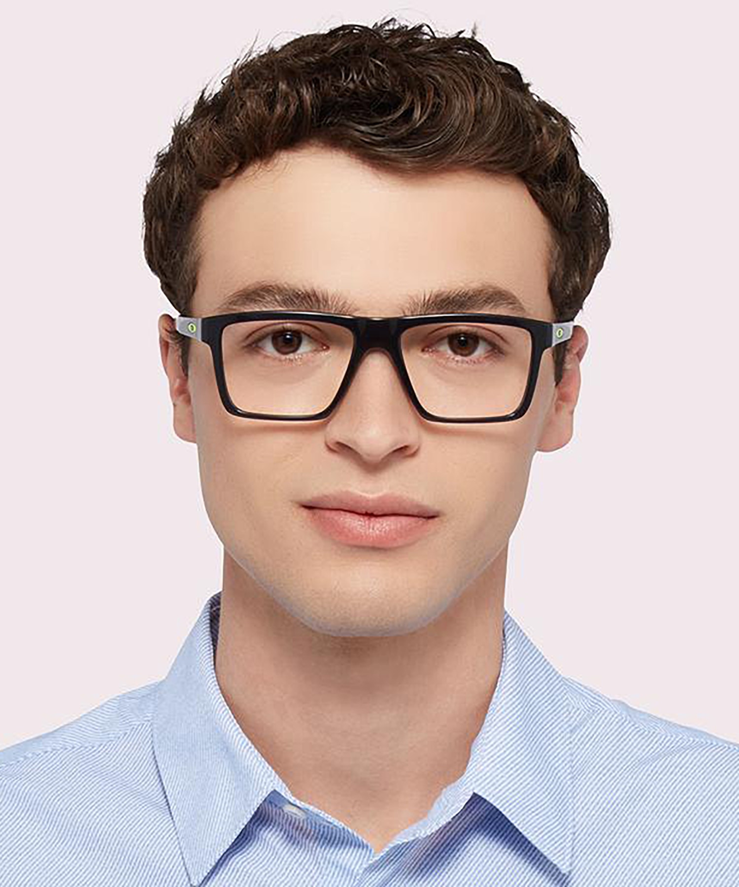Volt Drop Satin Black PlasticEyeglass Frames for Men for Glasses Direct