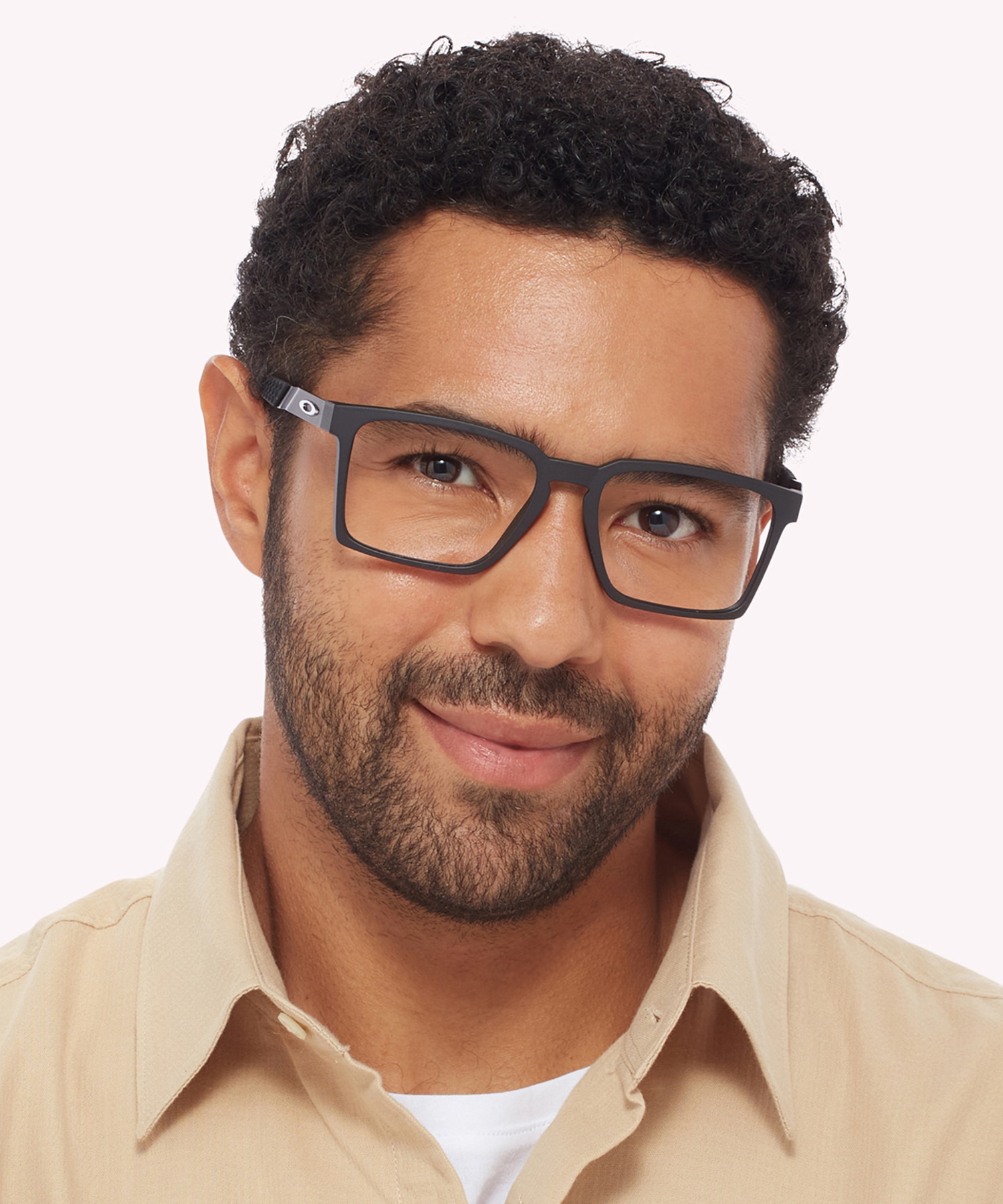Exchange Satin Black PlasticEyeglass Frames for Men for Glasses Direct