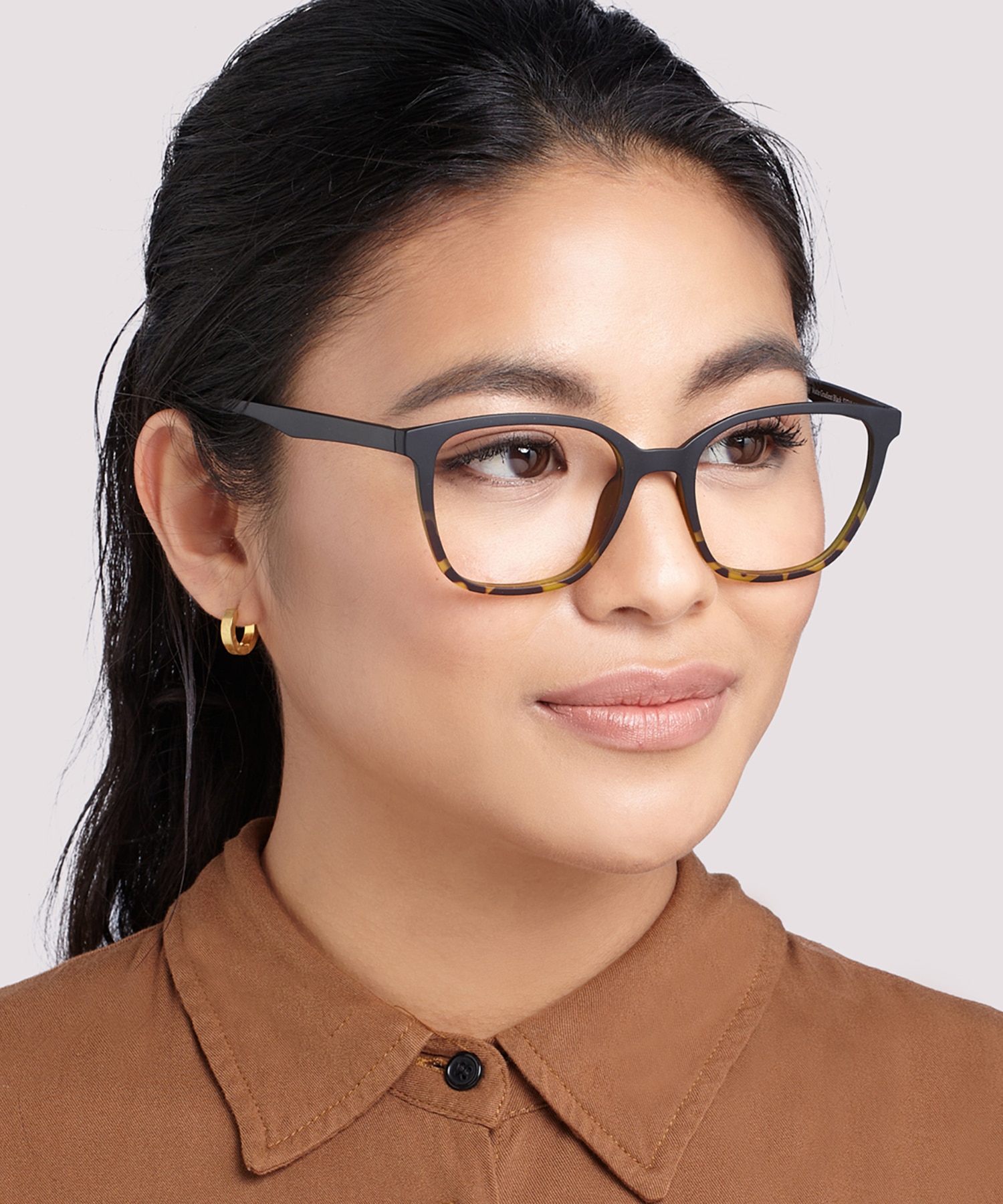 Bentley Matte Gradient Black PlasticEyeglass Frames for Women for Glasses Direct