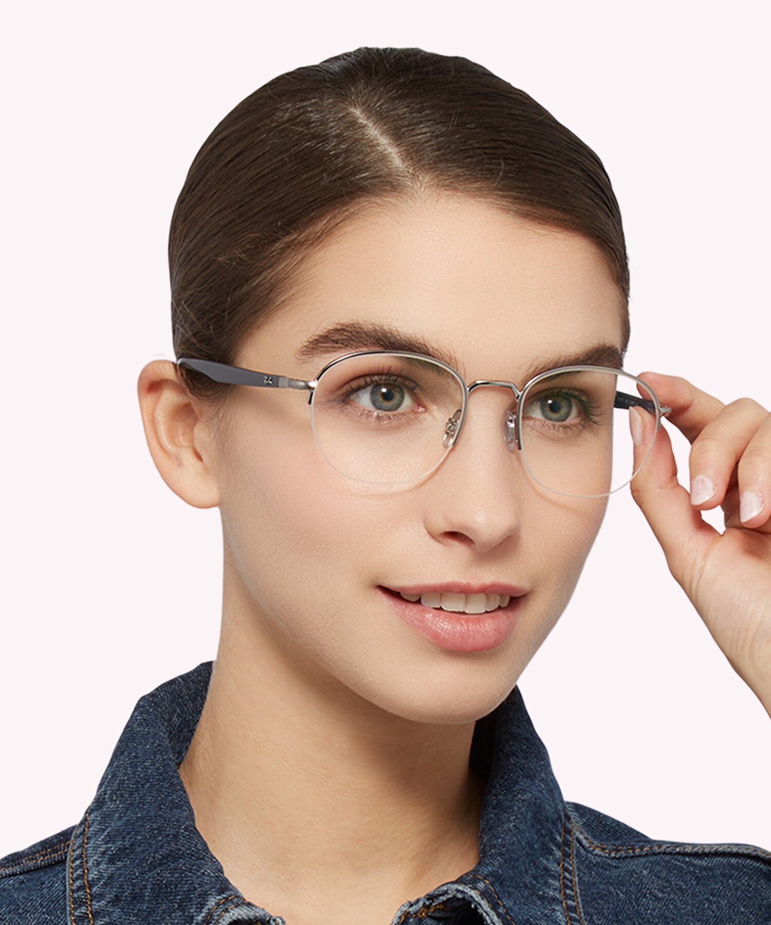 RB6487 Gunmetal MetalEyeglass Frames for Women for Glasses Direct