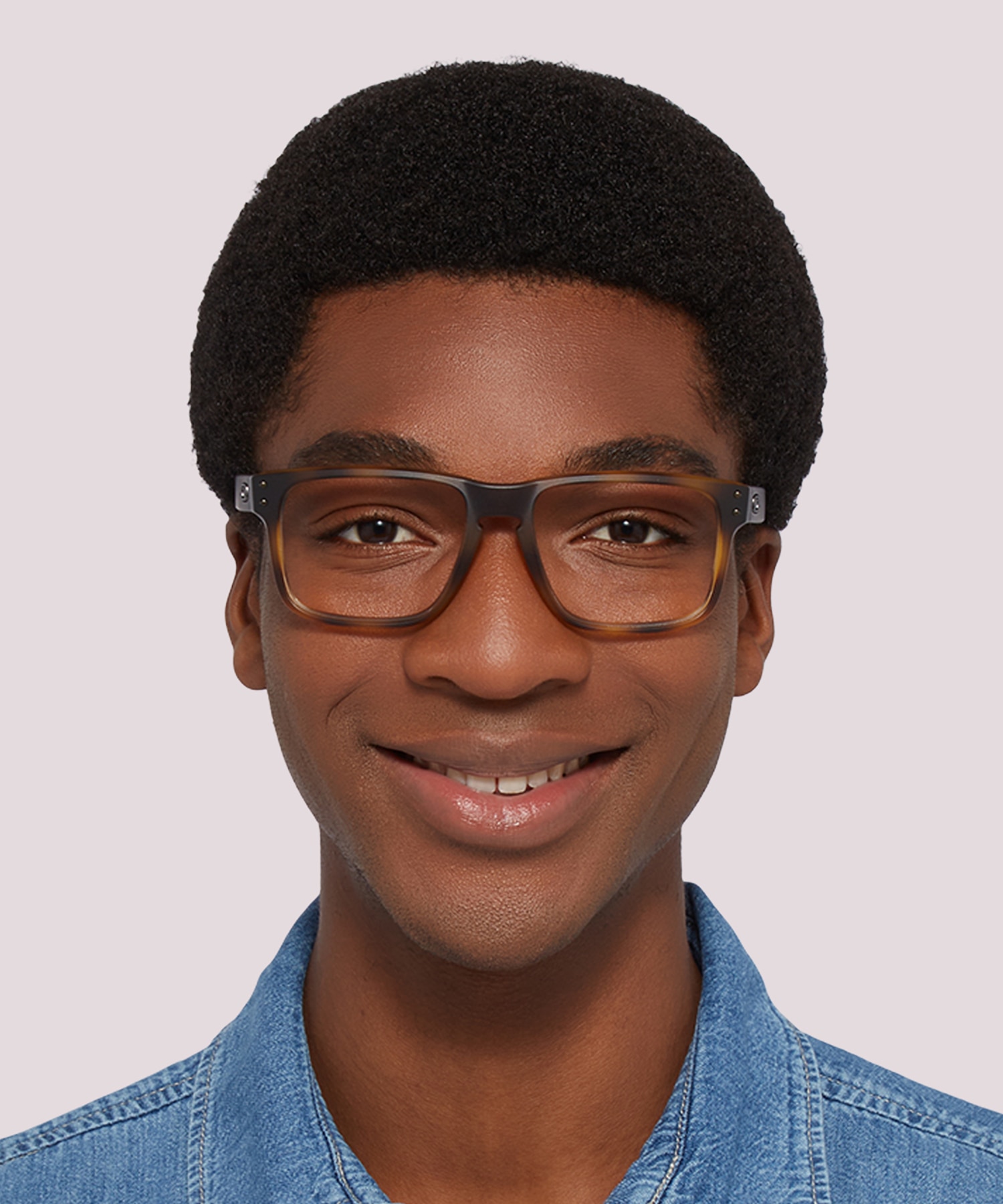 Holbrook™ Matte Brown Tortoise PlasticEyeglass Frames for Men for Glasses Direct