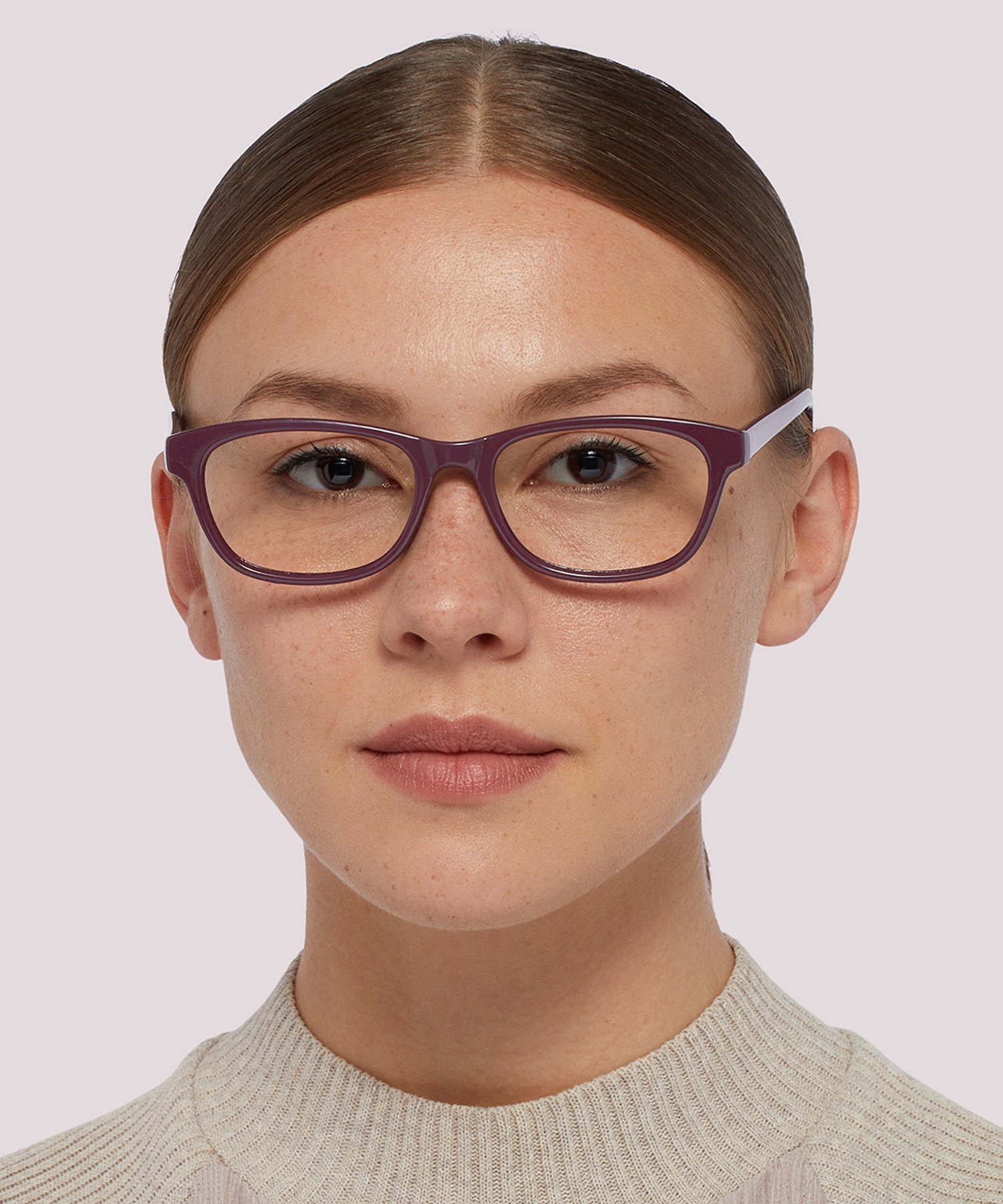 Damica Purple PlasticEyeglass Frames for Women for Glasses Direct