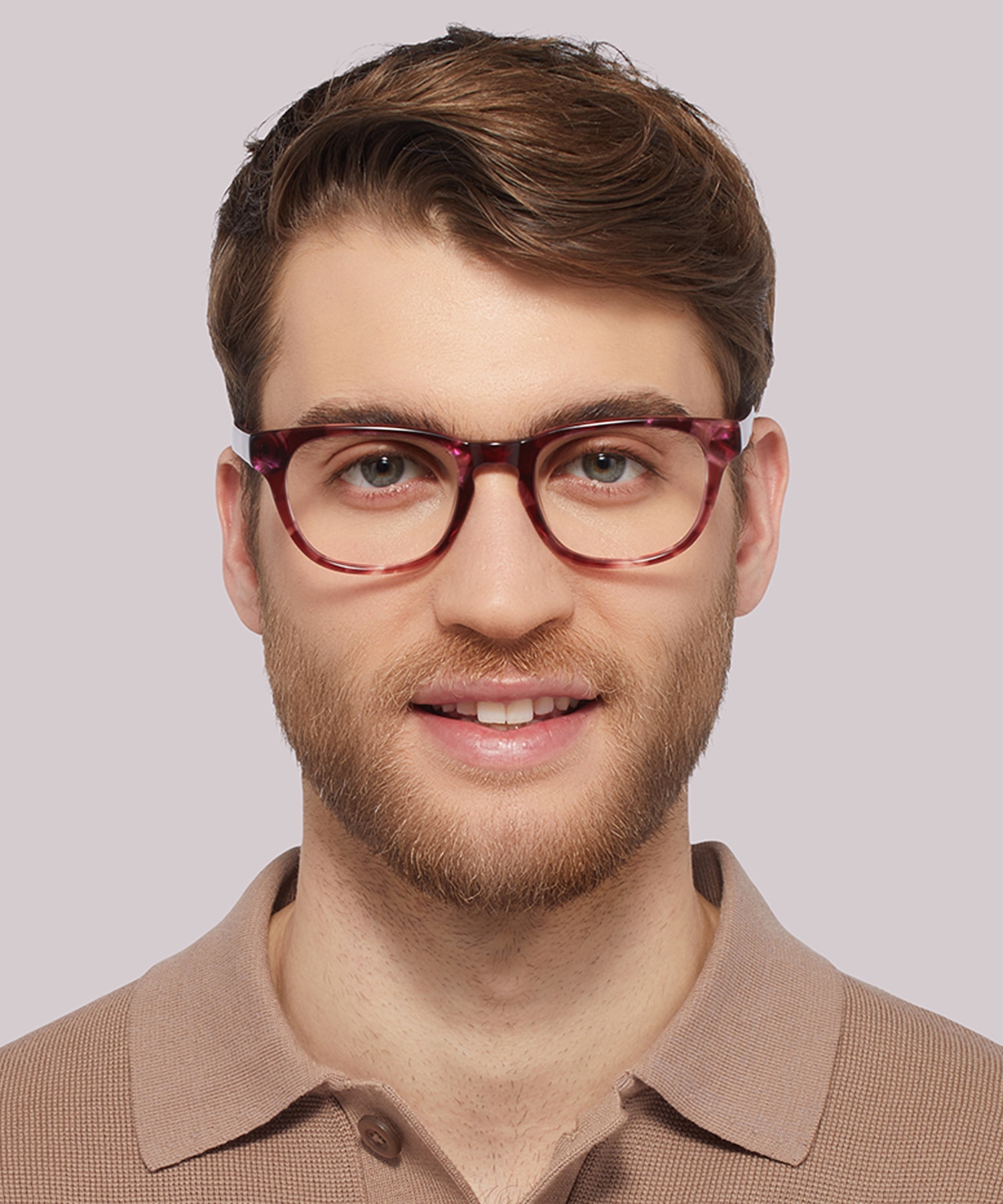 Andi Garnet AcetateEyeglass Frames for Men for Glasses Direct