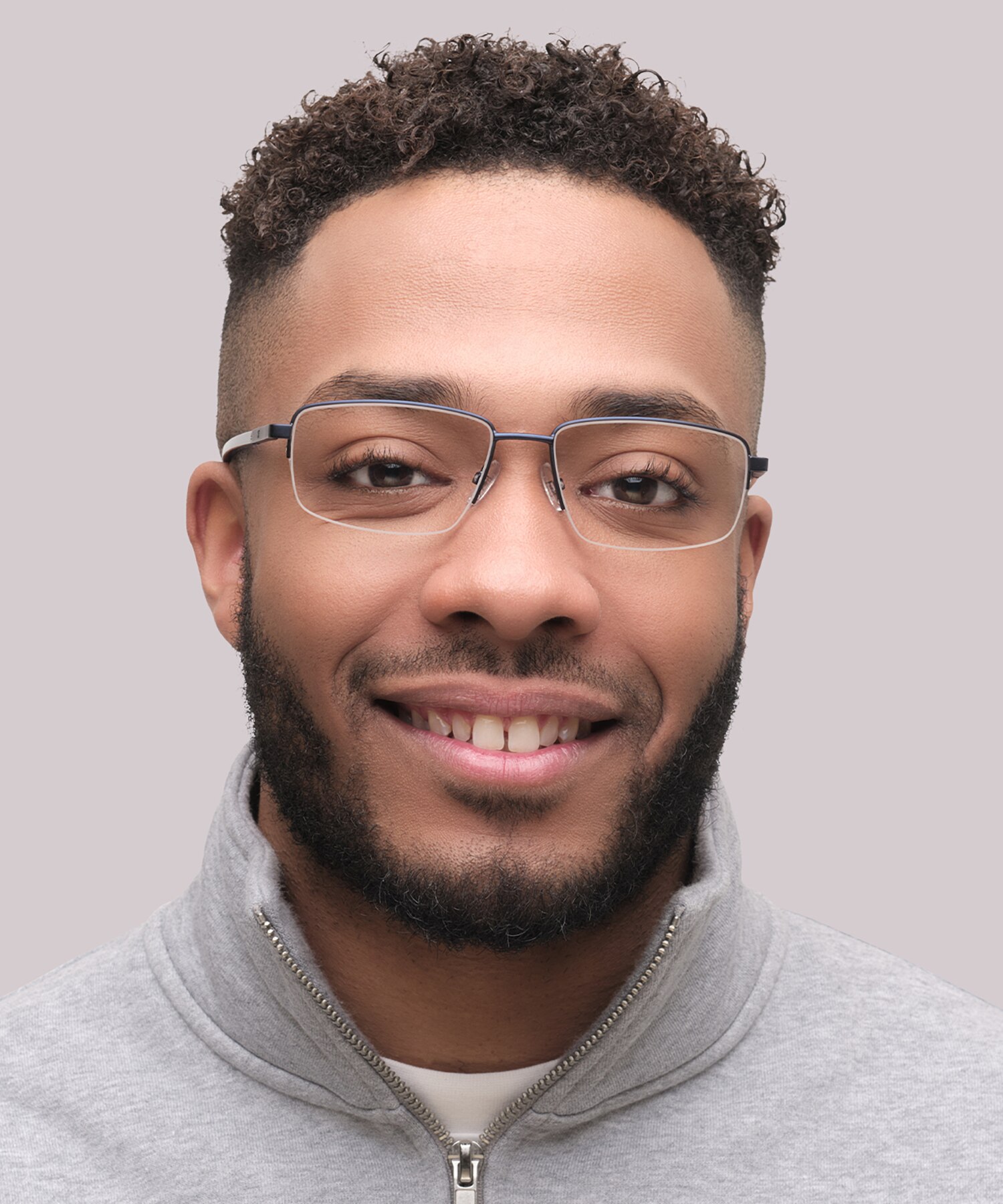 CTO 3011 Blue MetalEyeglass Frames for Men for Glasses Direct