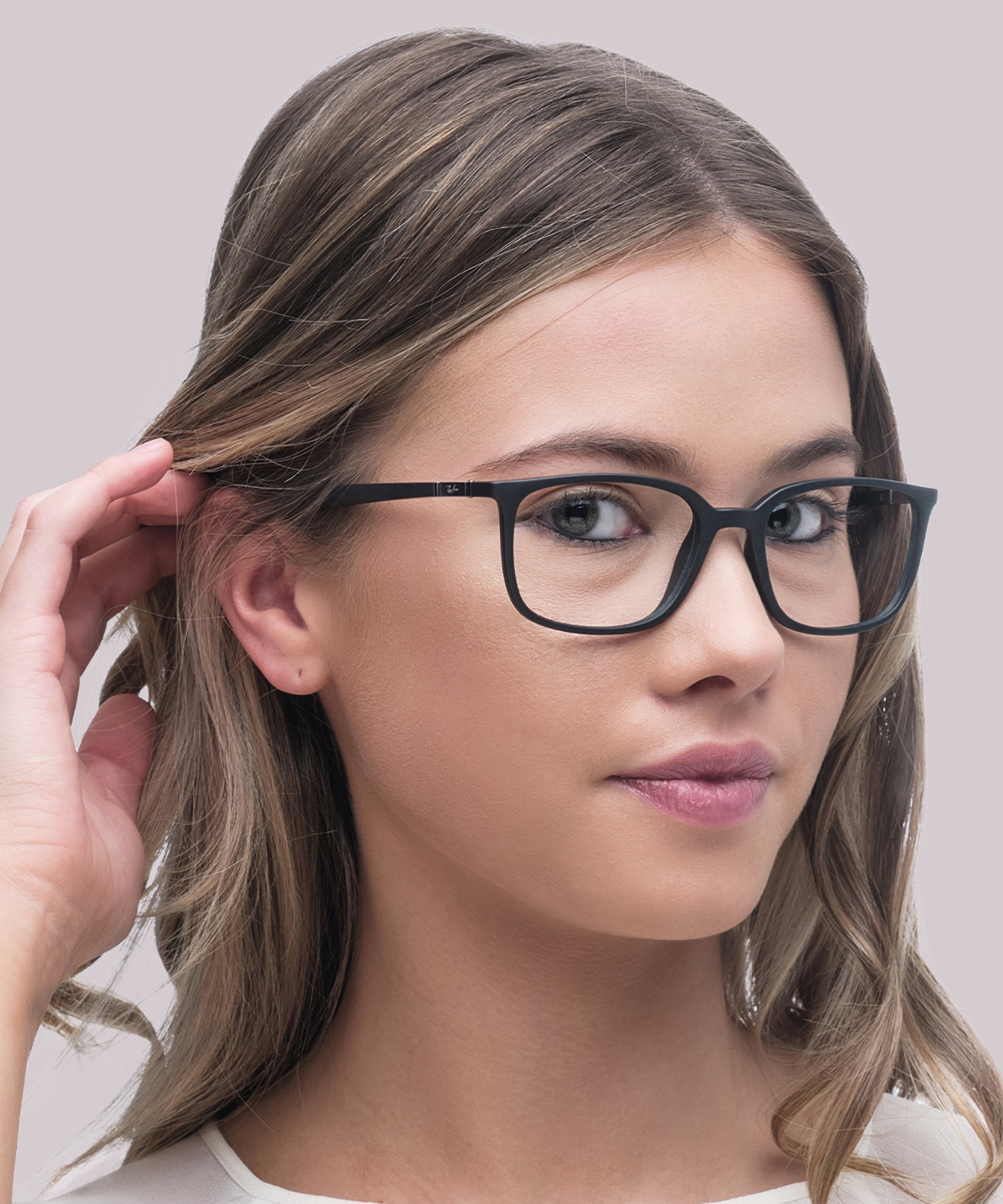 RB7208 Black PlasticEyeglass Frames for Women for Glasses Direct