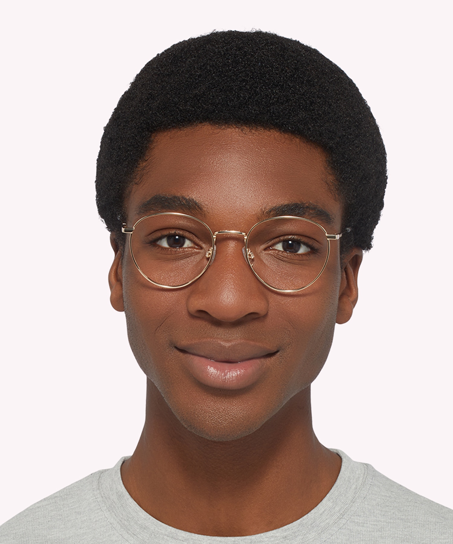 TJ 0089 Gold MetalEyeglass Frames for Men for Glasses Direct