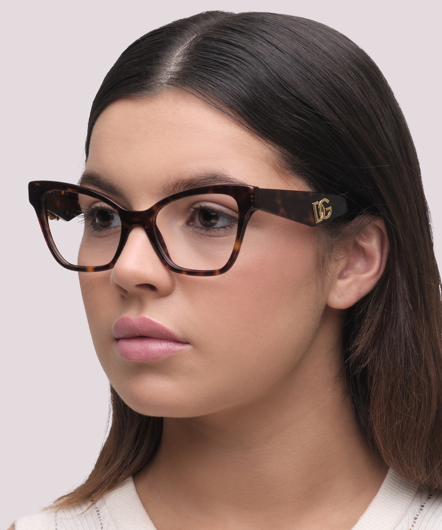 DG3369 Havana AcetateEyeglass Frames for Women for Glasses Direct