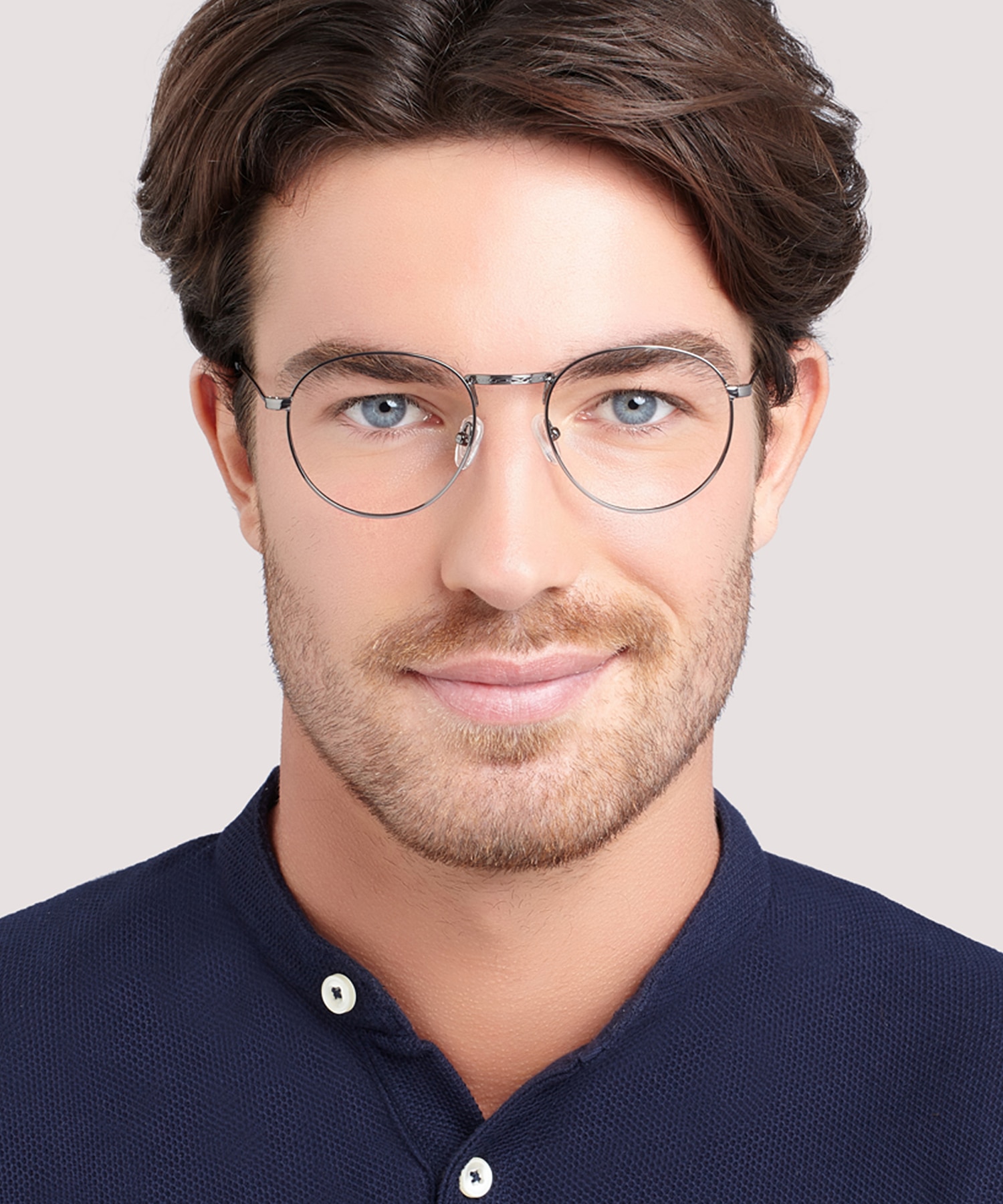 Camden Gunmetal MetalEyeglass Frames for Men for Glasses Direct