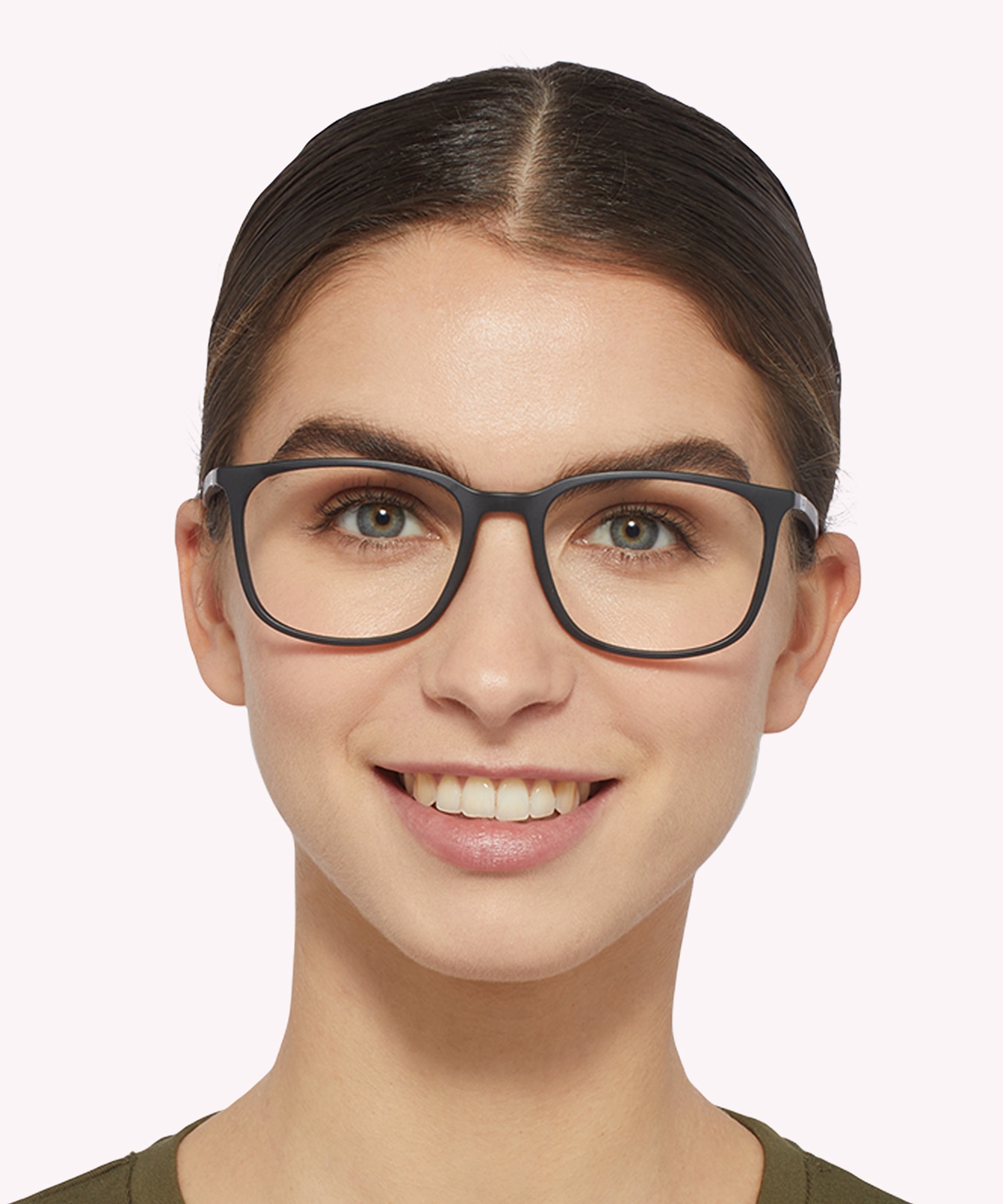 RB7199 Optics Liteforce Black PlasticEyeglass Frames for Women for Glasses Direct