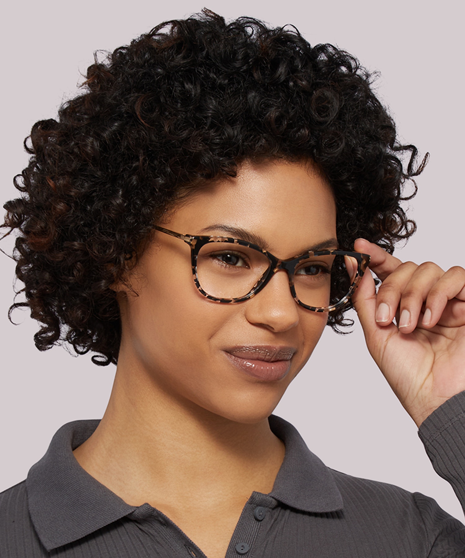 DG3258 Cube Black & Gold AcetateEyeglass Frames for Women for Glasses Direct