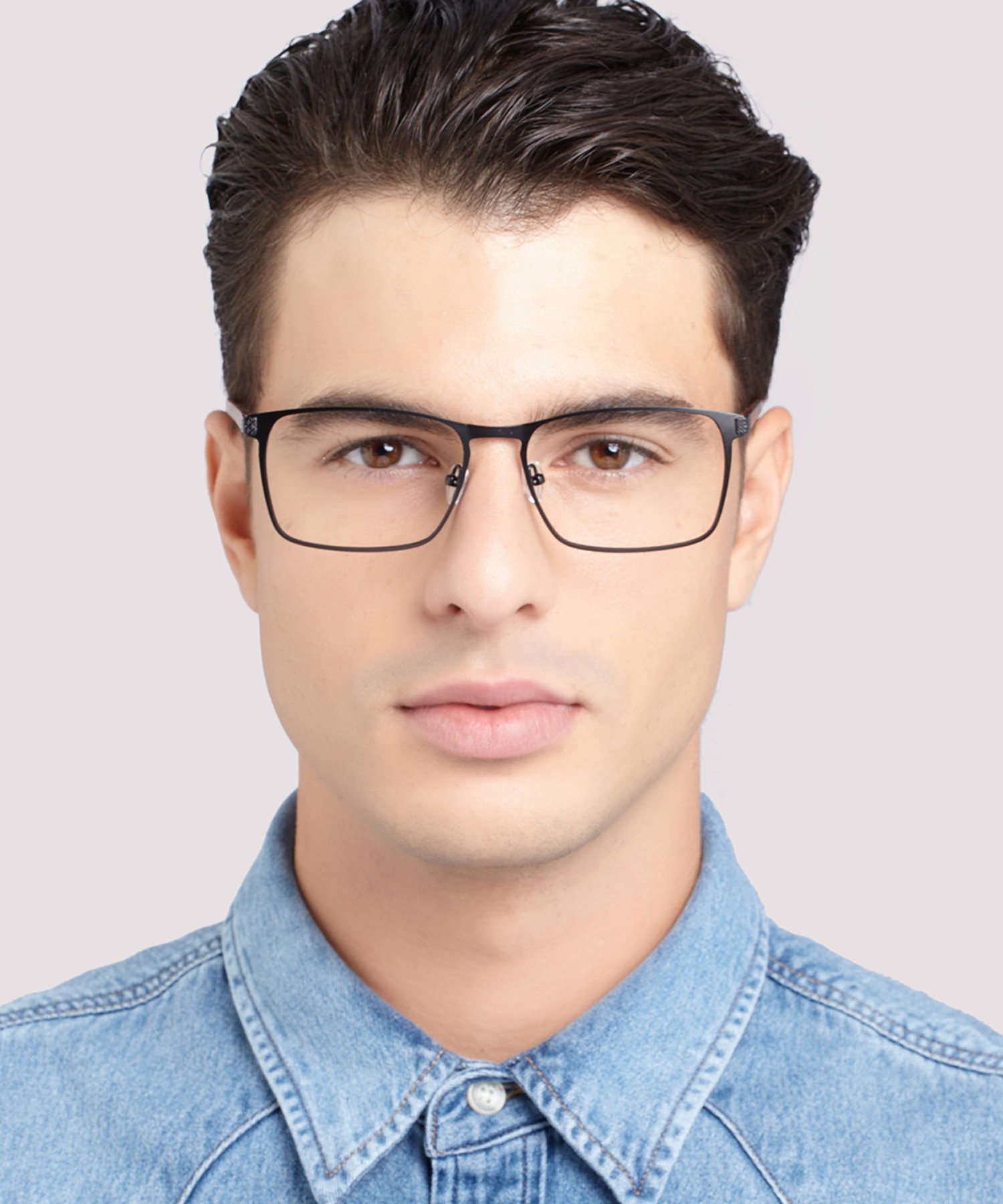 Alec Black & Havana MetalEyeglass Frames for Men for Glasses Direct