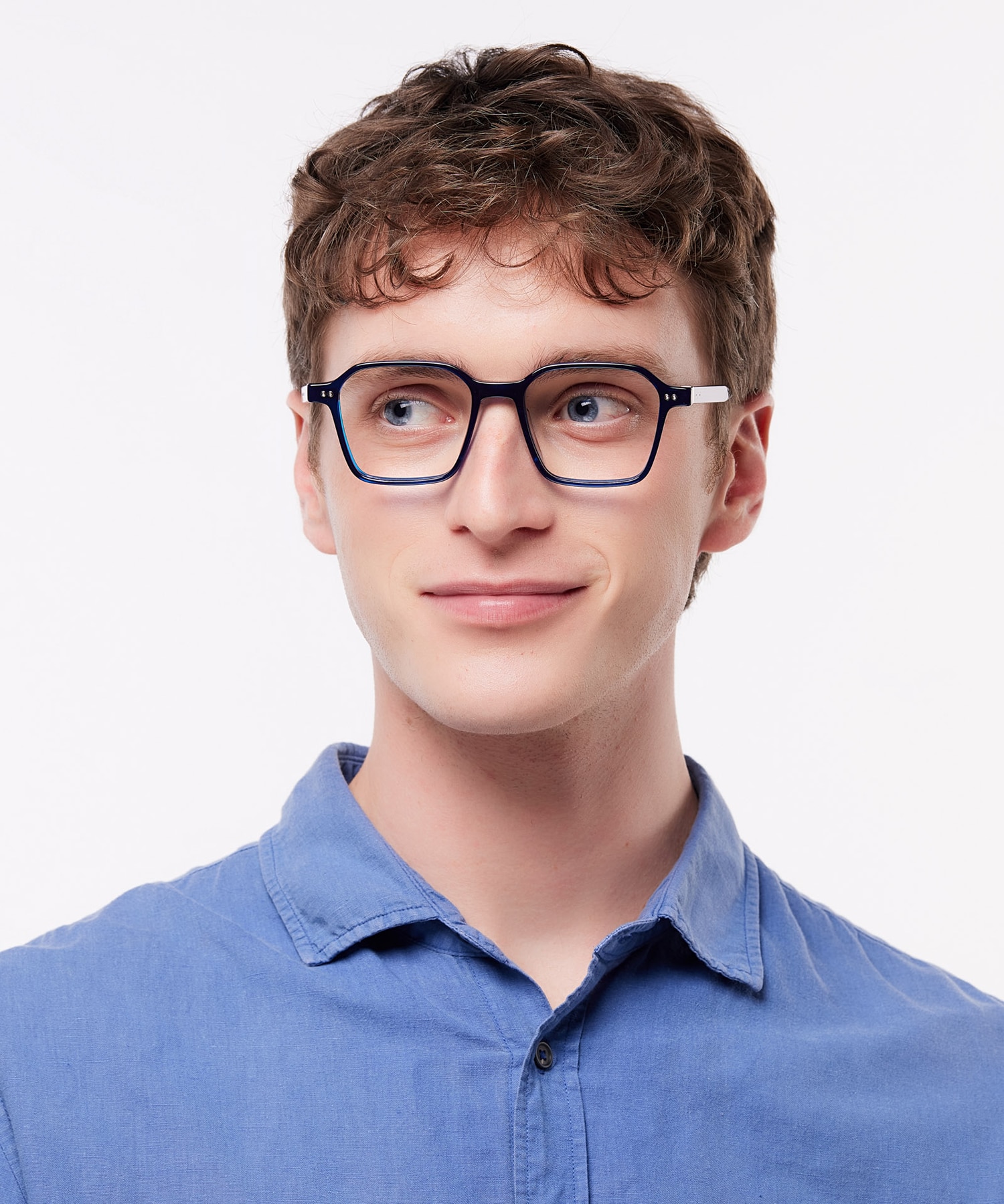 TH 2071 Blue AcetateEyeglass Frames for Men for Glasses Direct