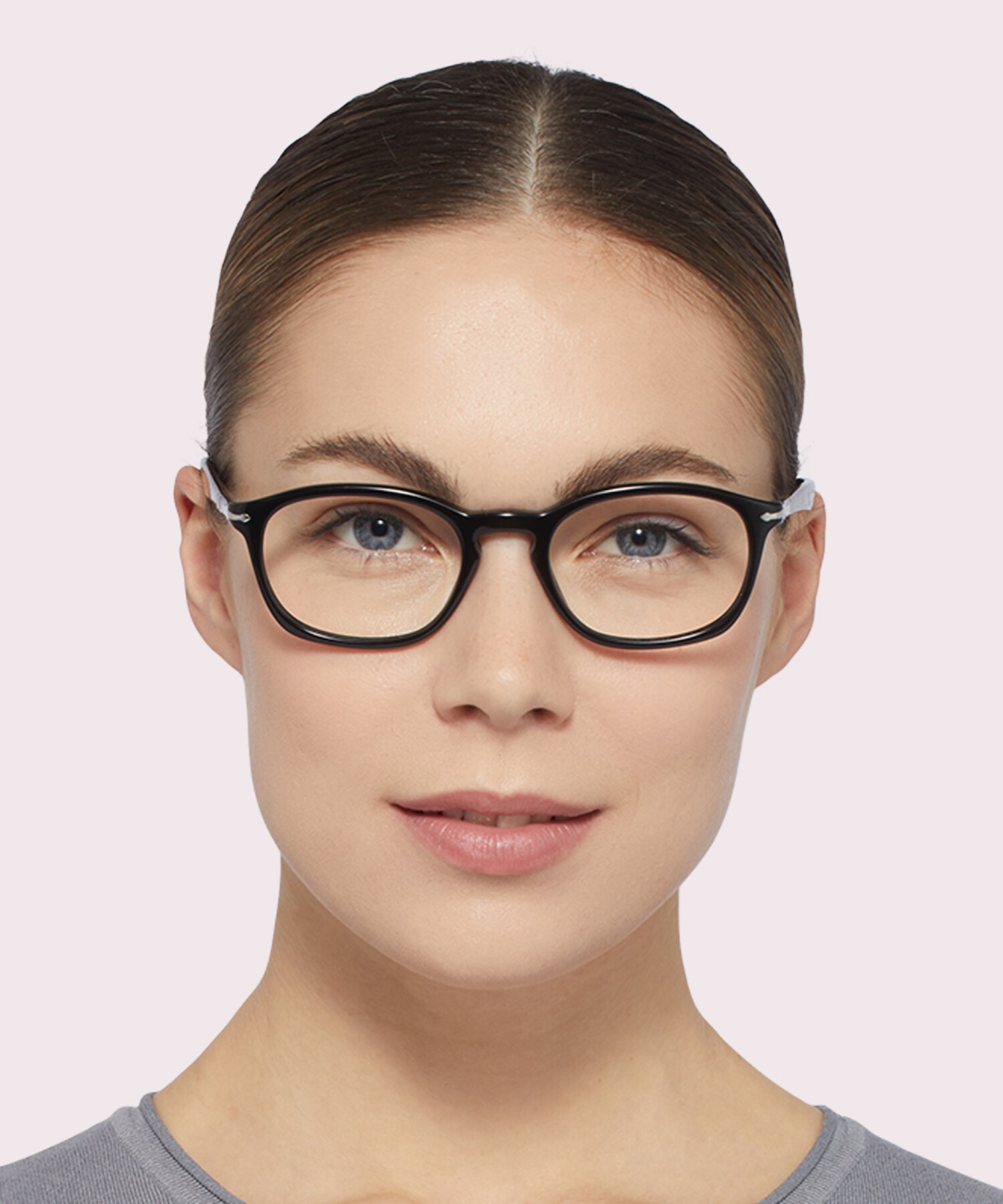 PO3303V Black AcetateEyeglass Frames for Women for Glasses Direct