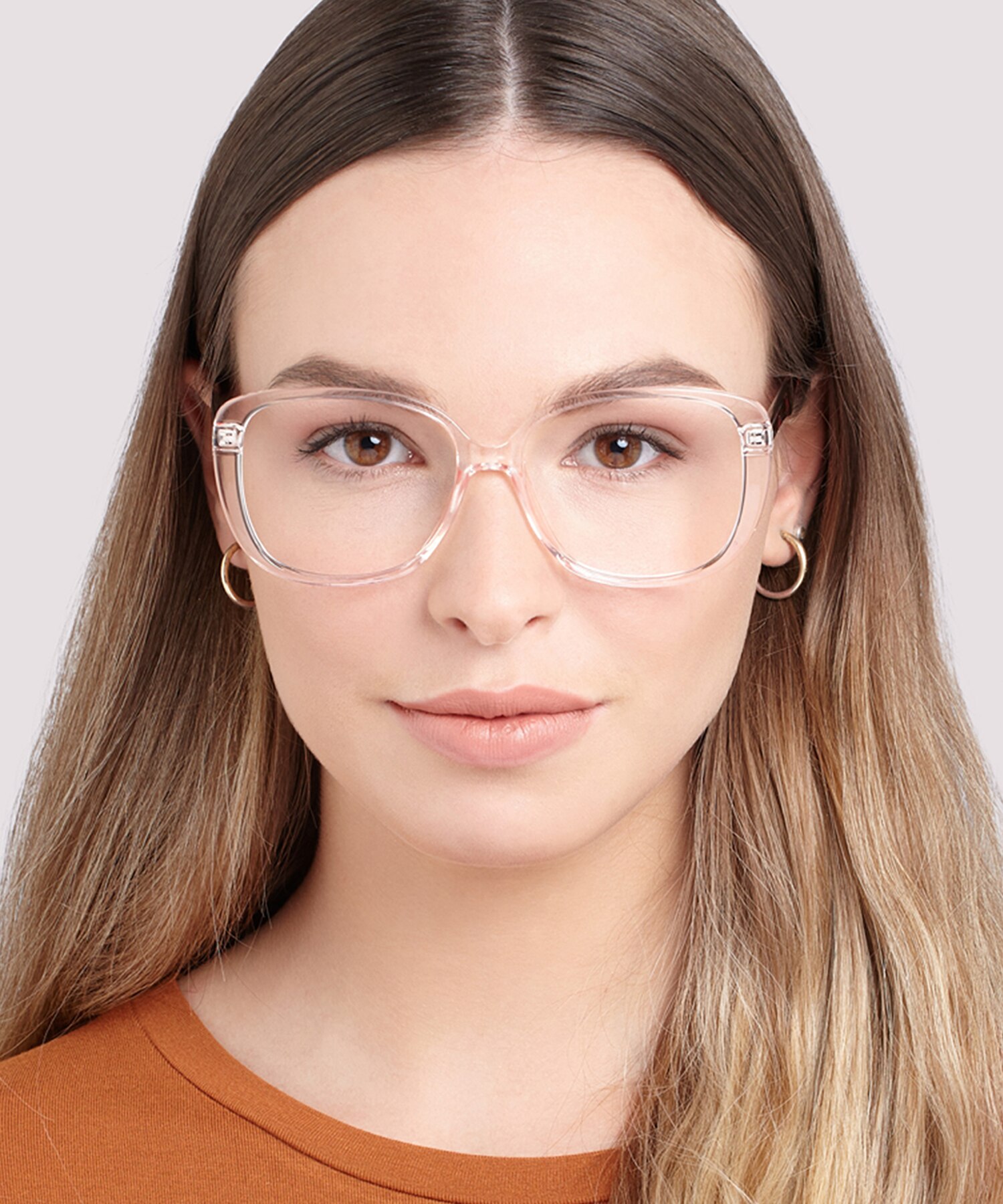 Shiny Crystal Nude Becca -  Plastic