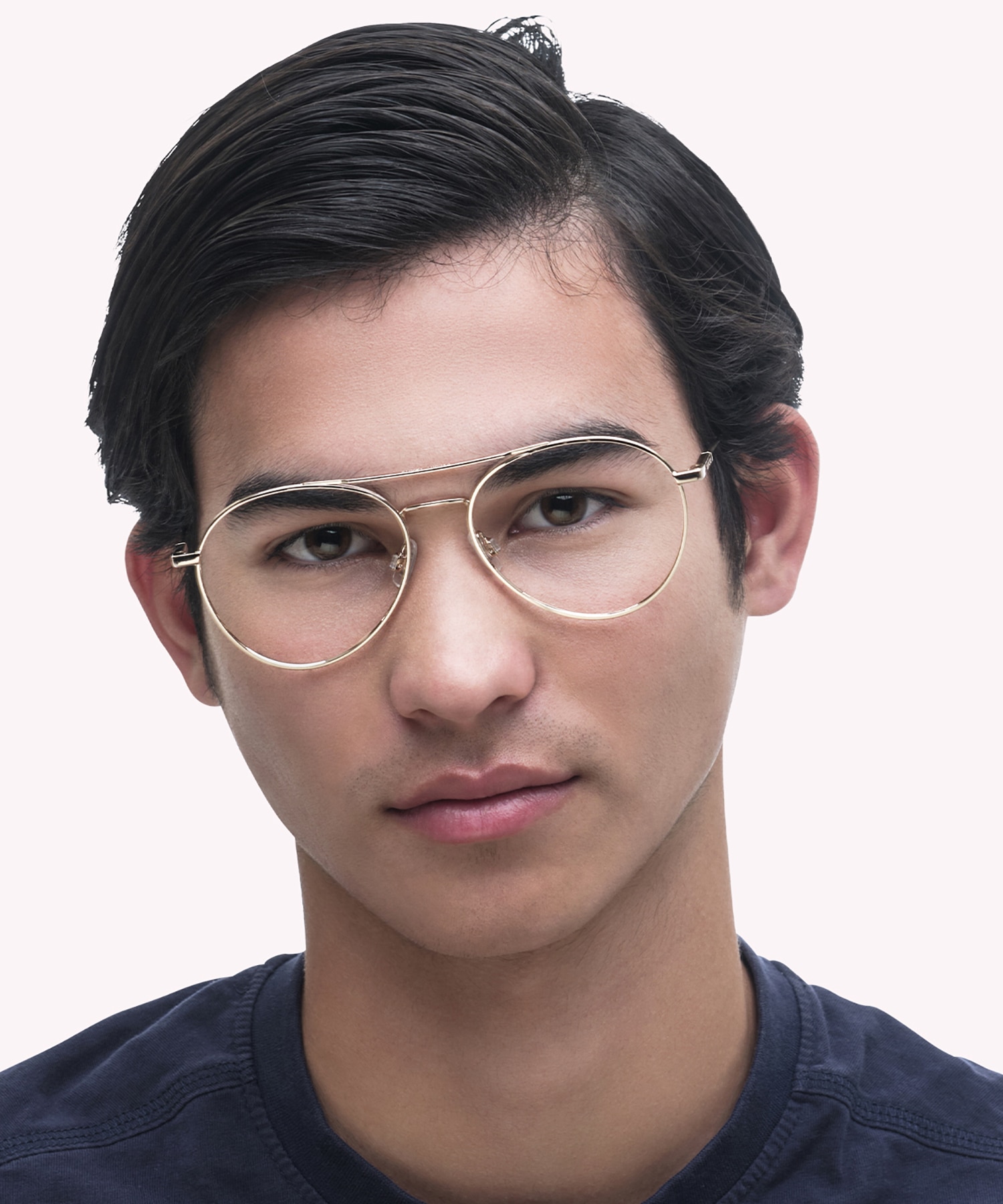 TJ 0088 Gold MetalSunglass Frames for Men for Glasses Direct