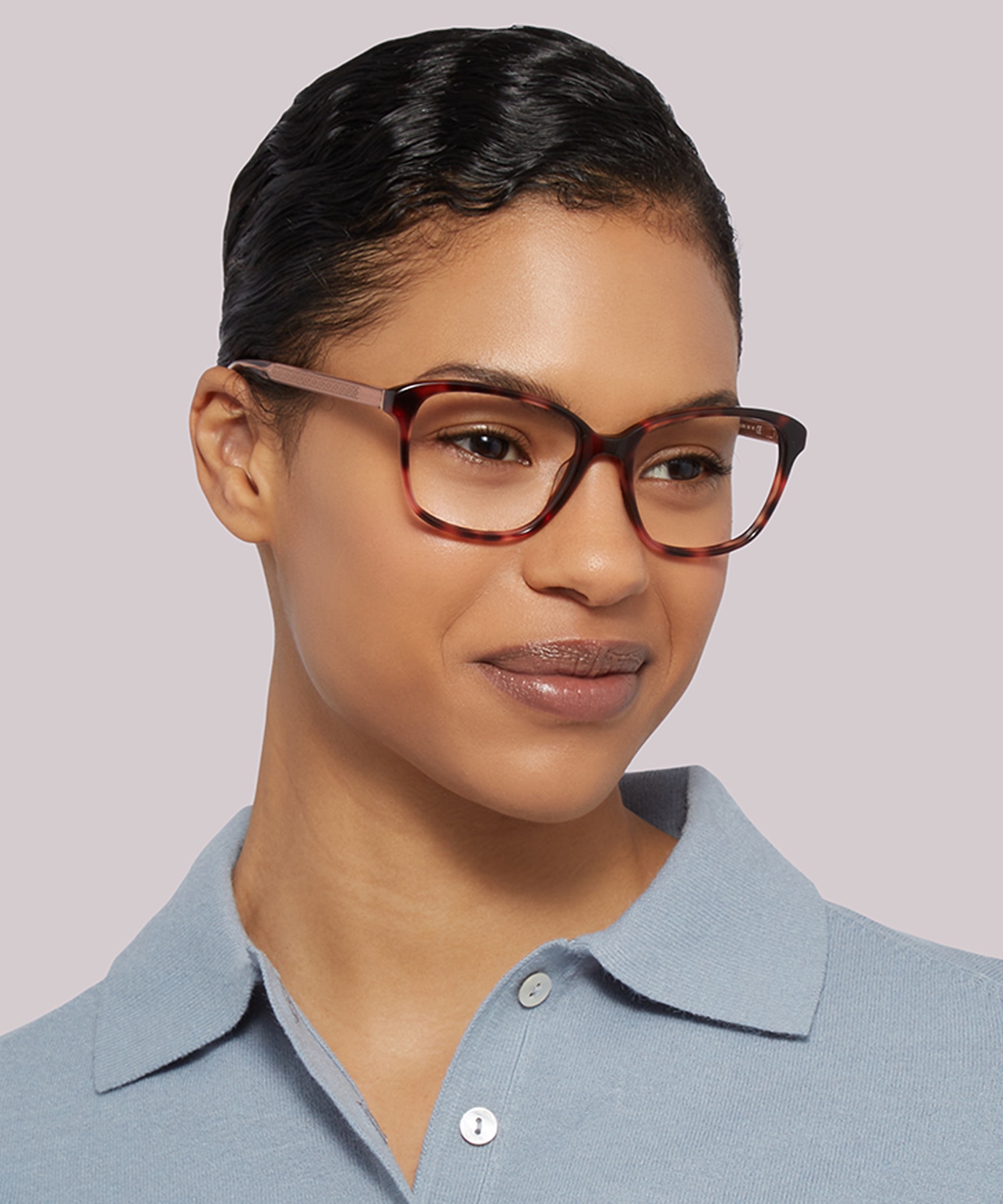 Acerra Tortoise Pink AcetateEyeglass Frames for Women for Glasses Direct