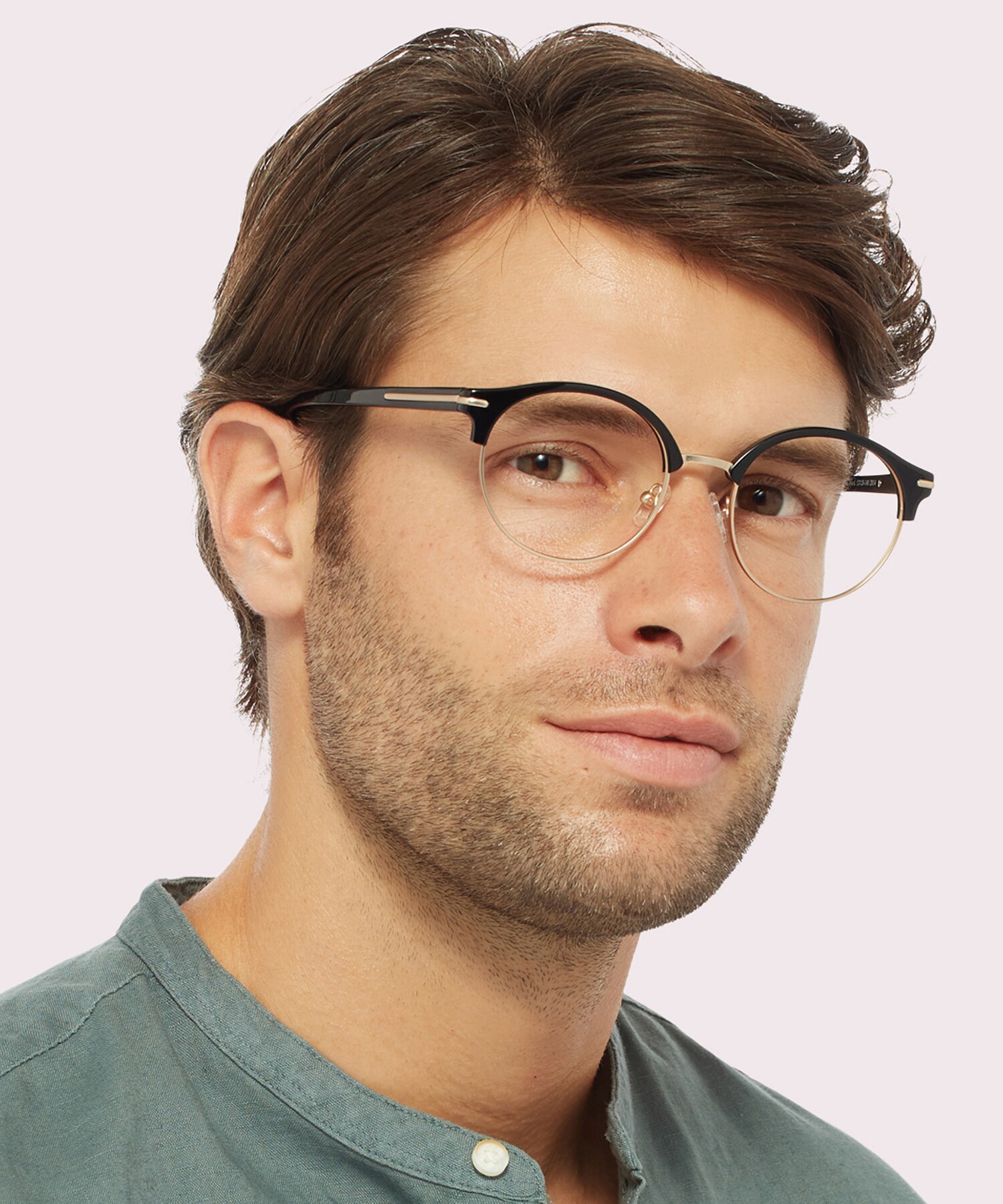 Fulwell Black MetalEyeglass Frames for Men for Glasses Direct