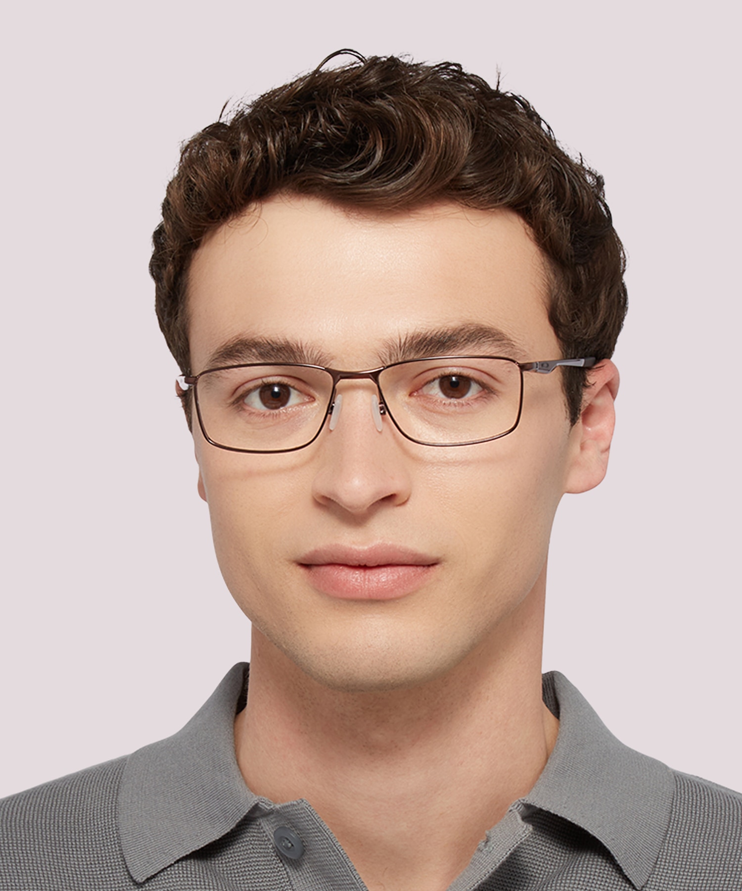 Socket 5.0 Brushed Grenache MetalEyeglass Frames for Men for Glasses Direct