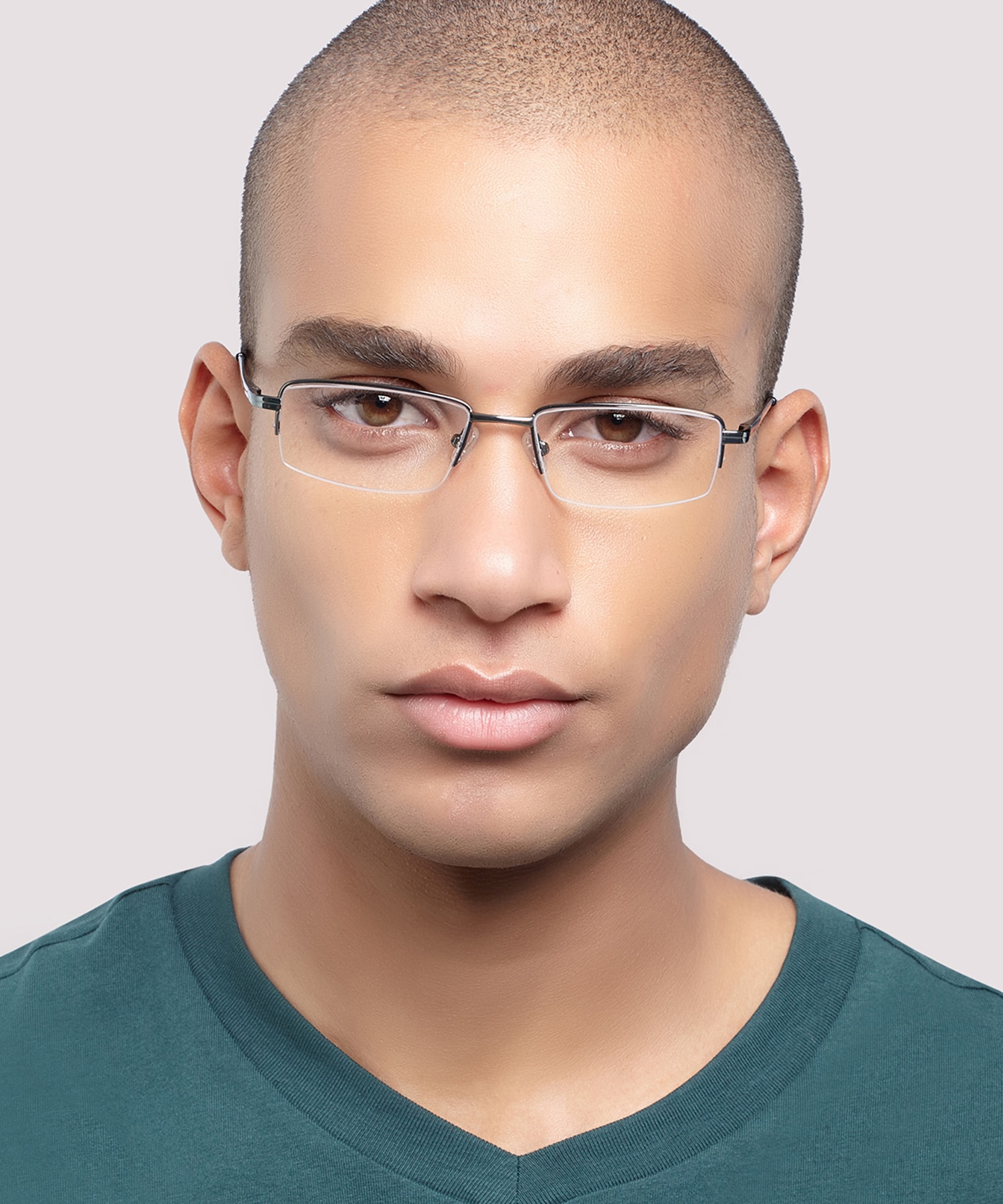 Erin Gunmetal MetalEyeglass Frames for Men for Glasses Direct