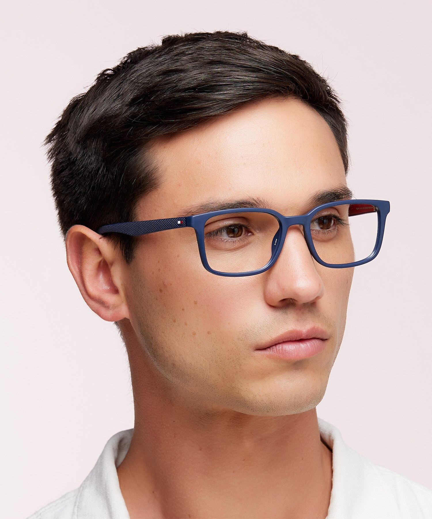 TH 2049 Red Blue PlasticEyeglass Frames for Men for Glasses Direct