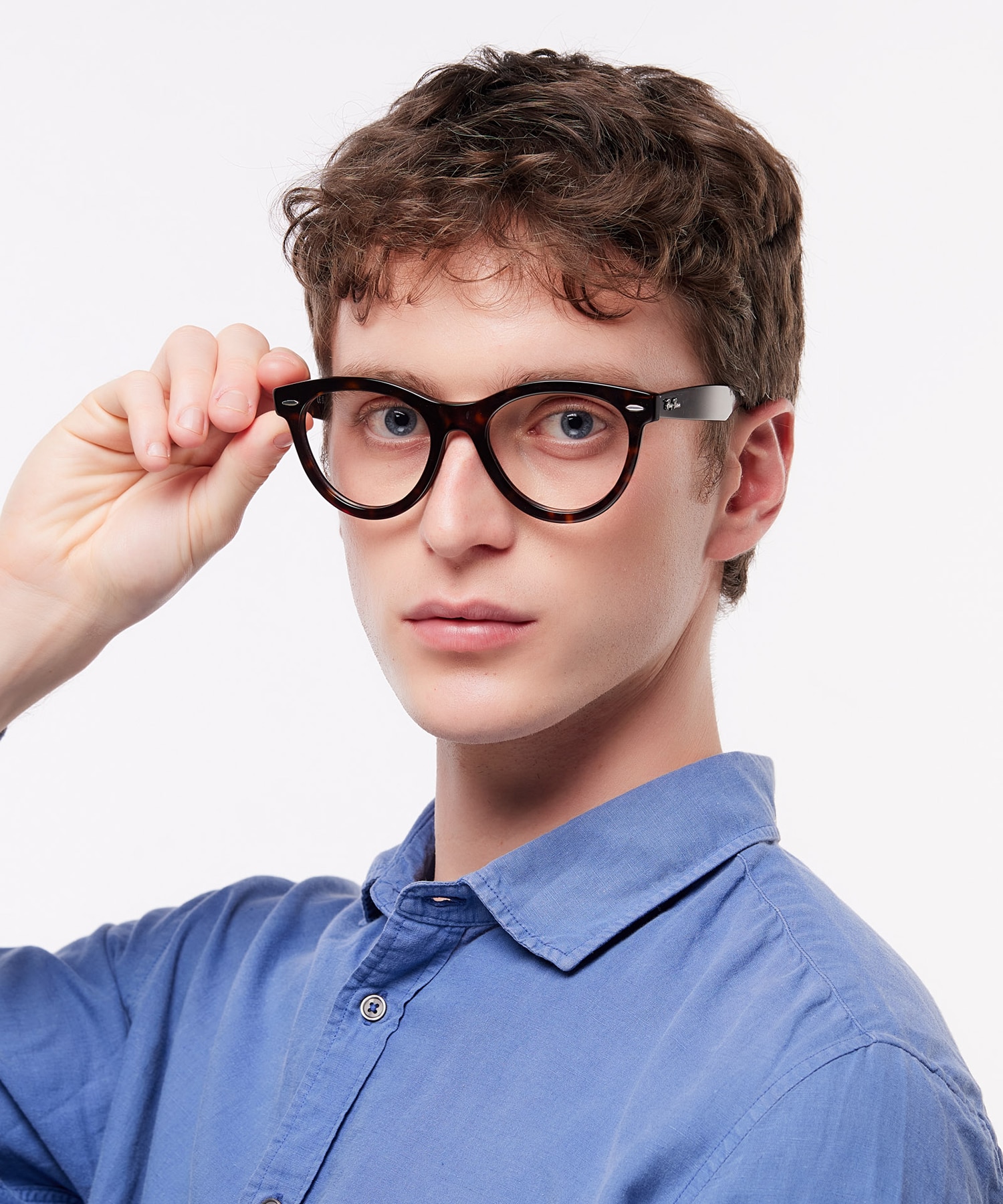 Wayfarer Way Optics Havana PlasticEyeglass Frames for Men for Glasses Direct