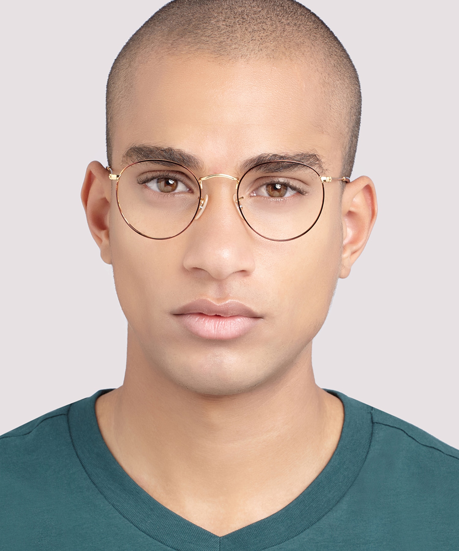 RB3447V Havana On Gold MetalSunglass Frames for Men for Glasses Direct